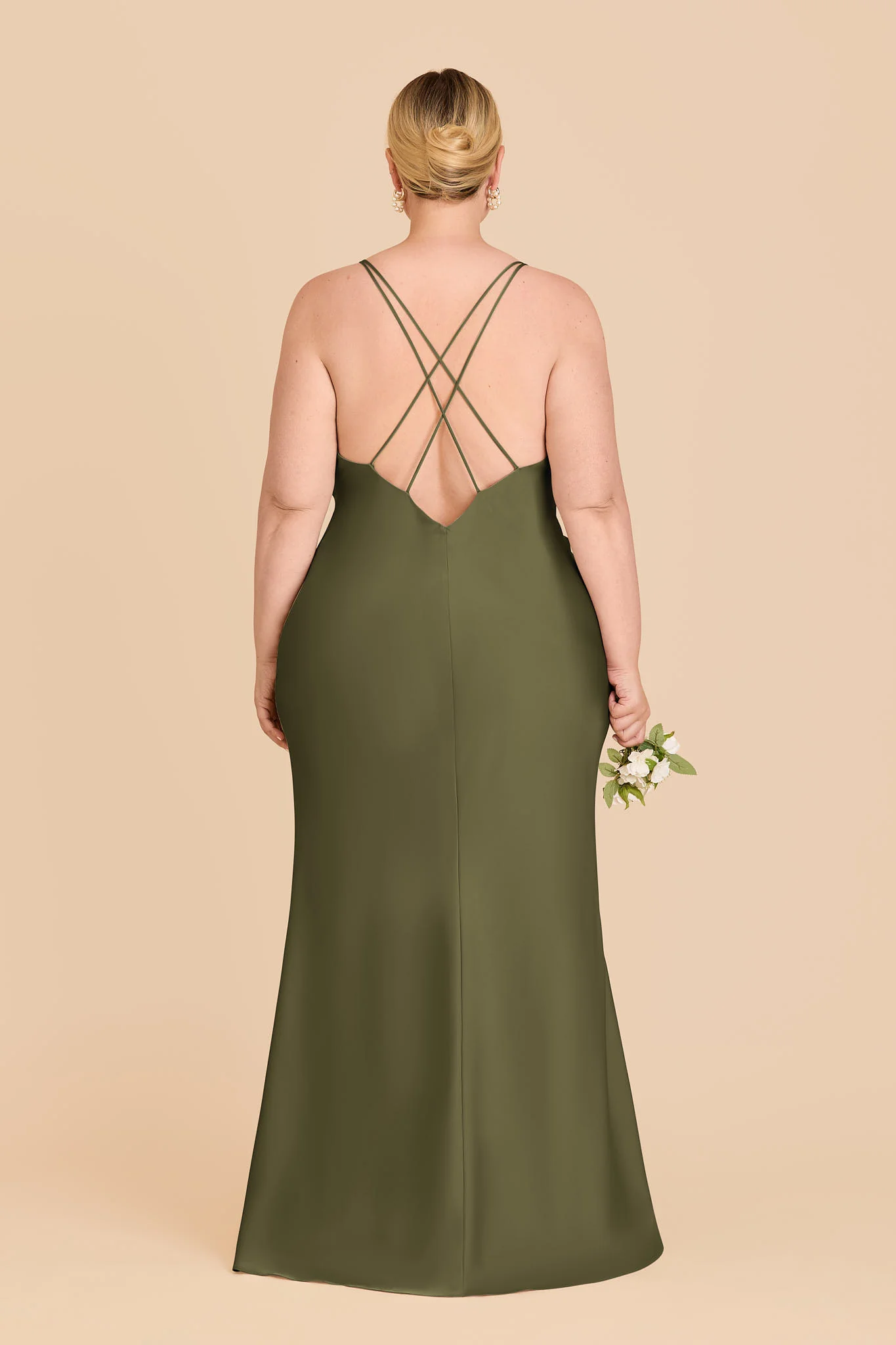 Dasha Matte Satin Dress - Martini - Image 8