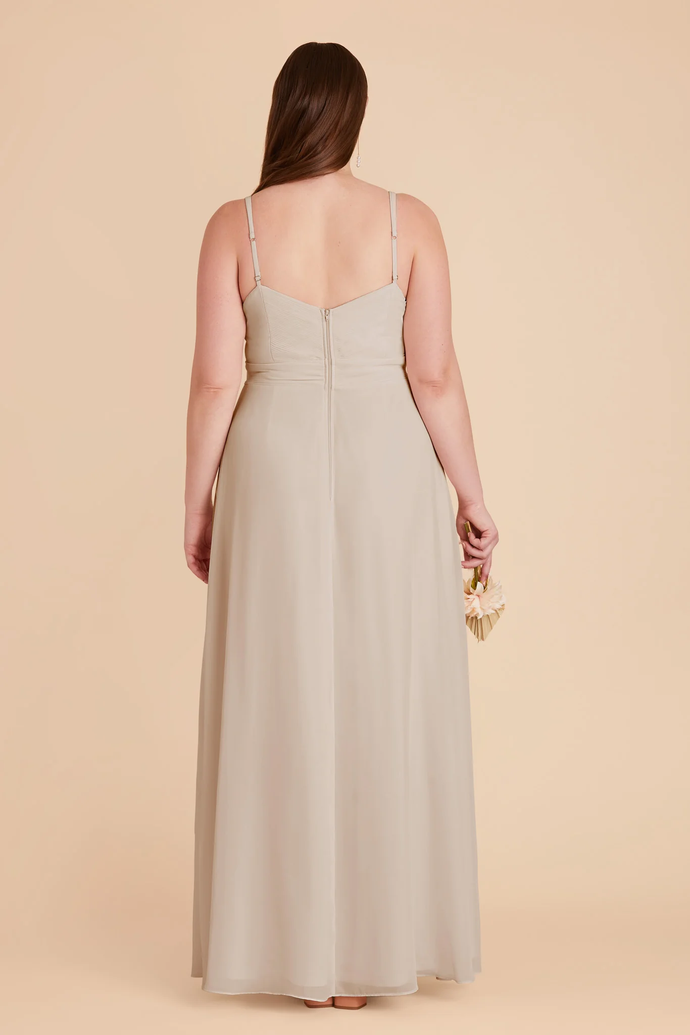 Deborah Chiffon Dress - Classic Champagne - Image 14