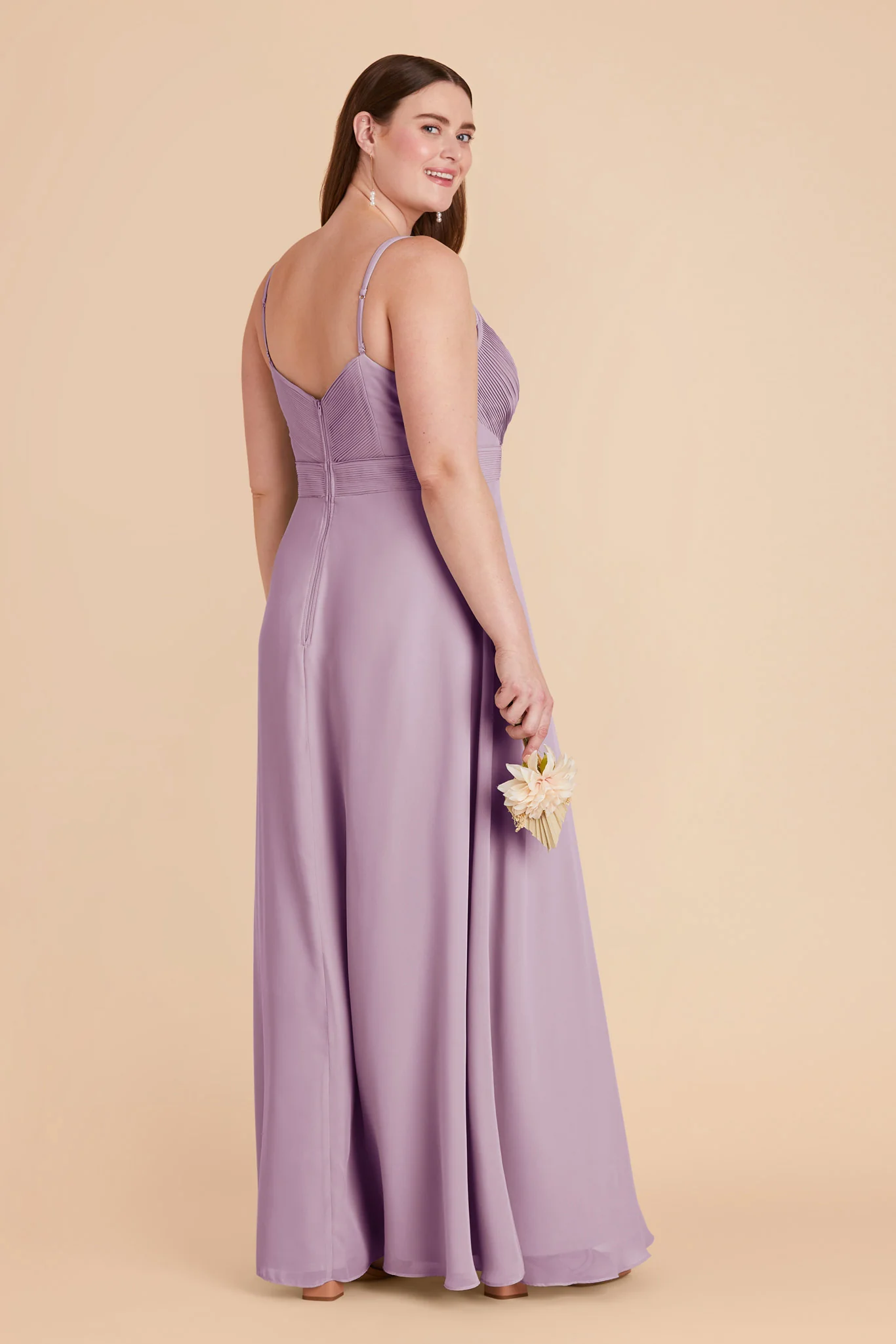 Deborah Chiffon Dress - Lavender - Image 12