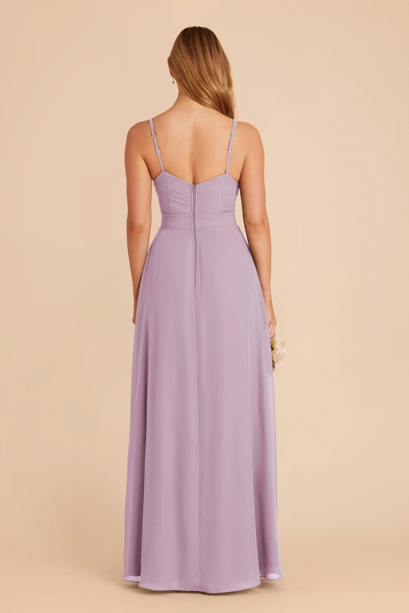 Deborah Chiffon Dress - Lavender - Image 9