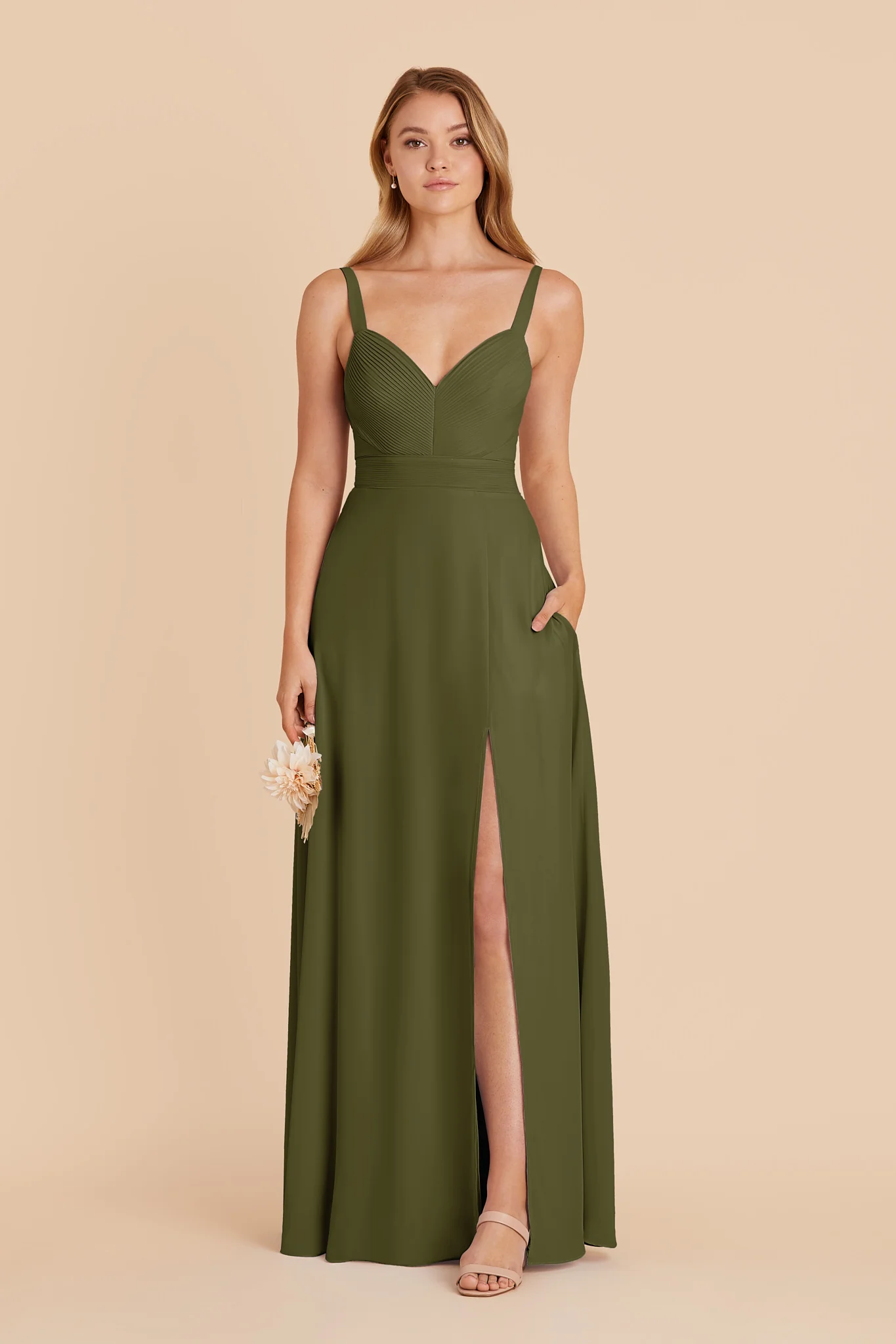 Deborah Chiffon Dress - Martini - Image 3