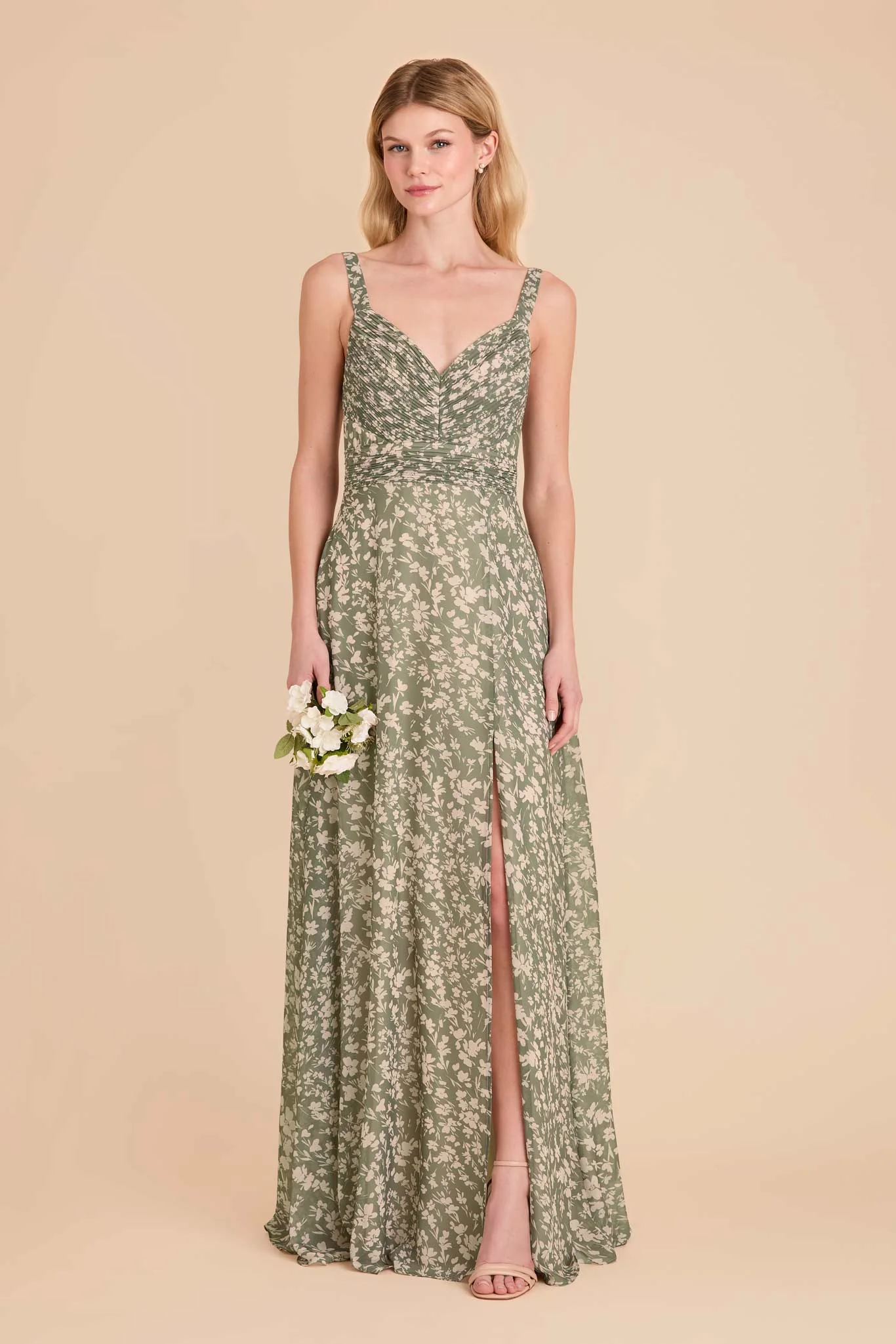 Deborah Chiffon Dress - Thyme Dreamy Floral