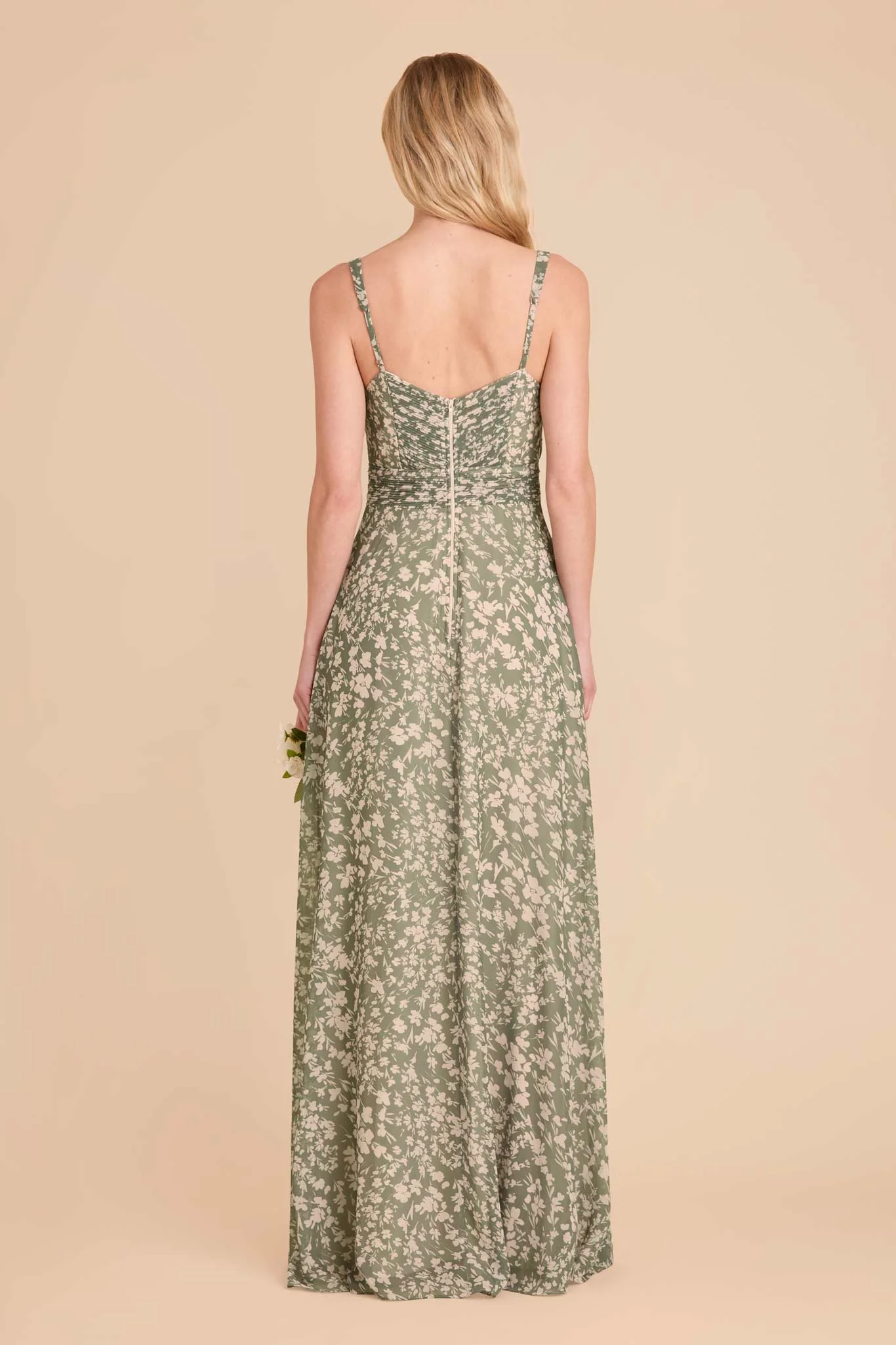 Deborah Chiffon Dress - Thyme Dreamy Floral - Image 5