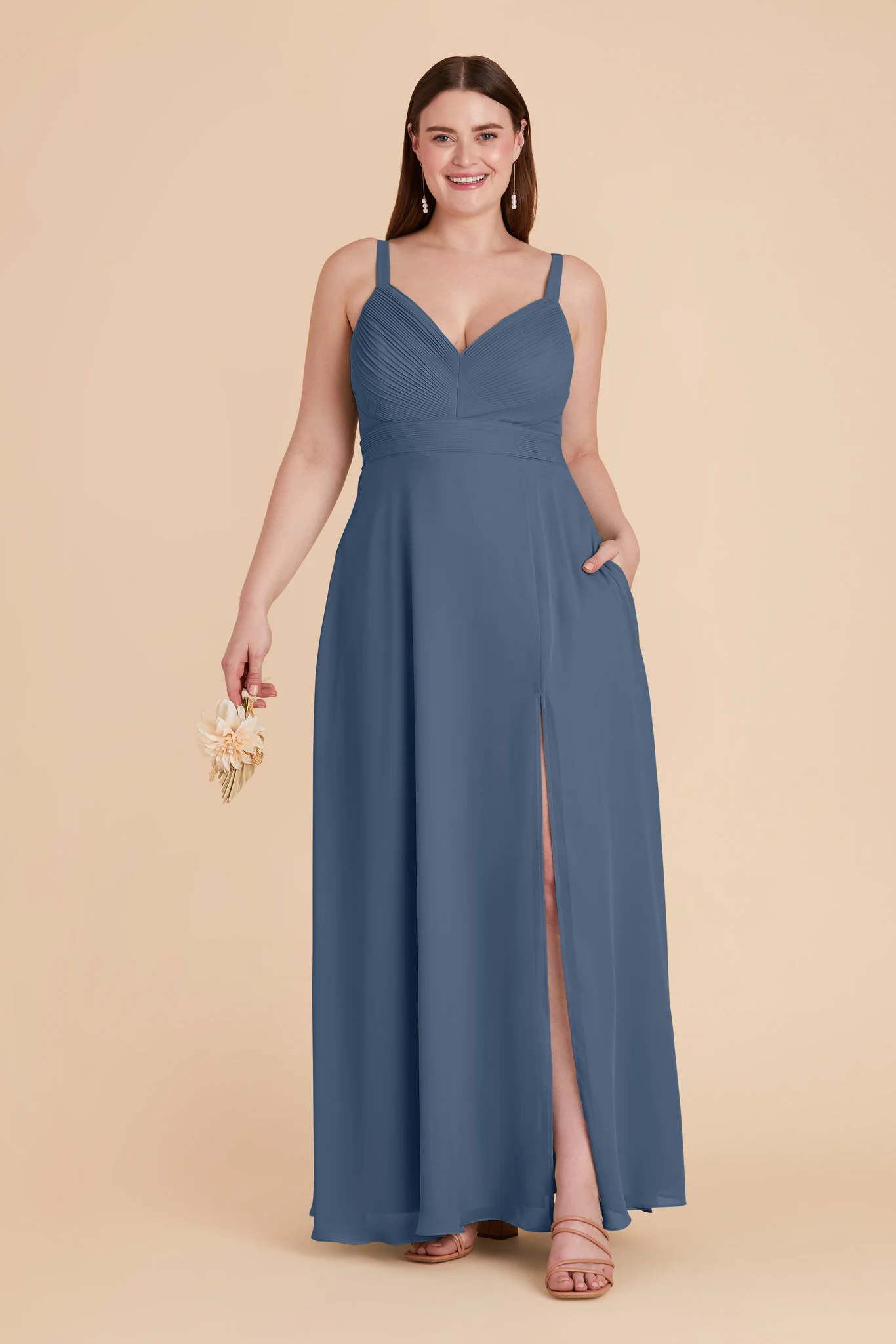 Deborah Chiffon Dress - Twilight - Image 10