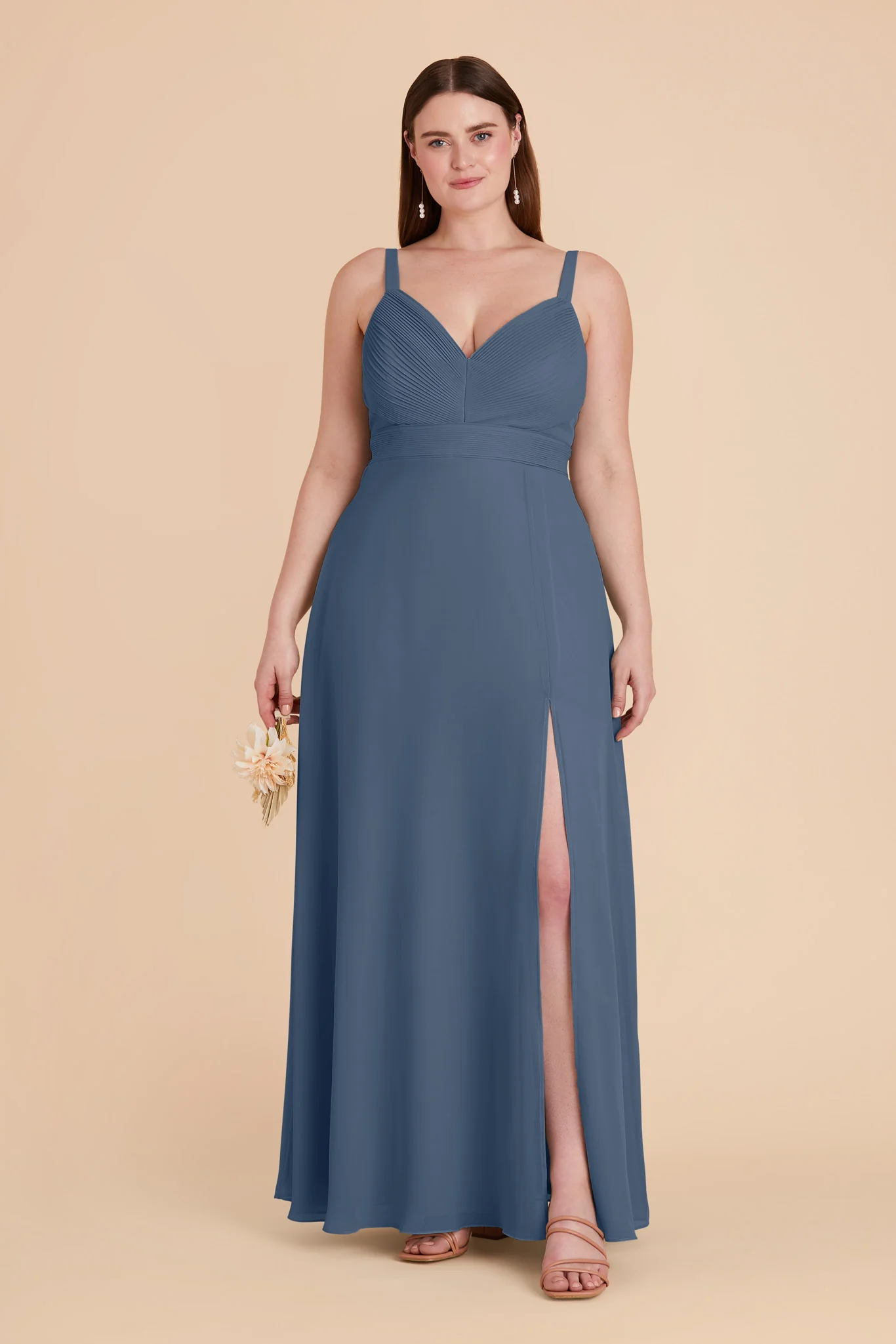 Deborah Chiffon Dress - Twilight - Image 3