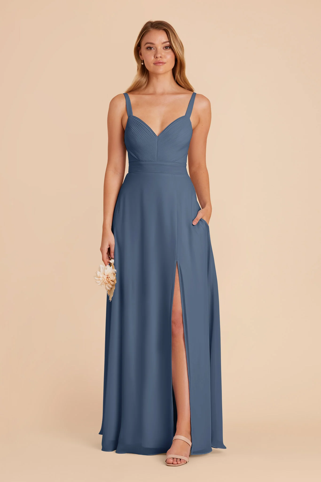 Deborah Chiffon Dress - Twilight - Image 5