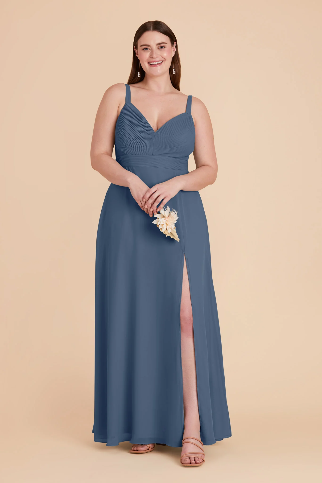 Deborah Chiffon Dress - Twilight - Image 9
