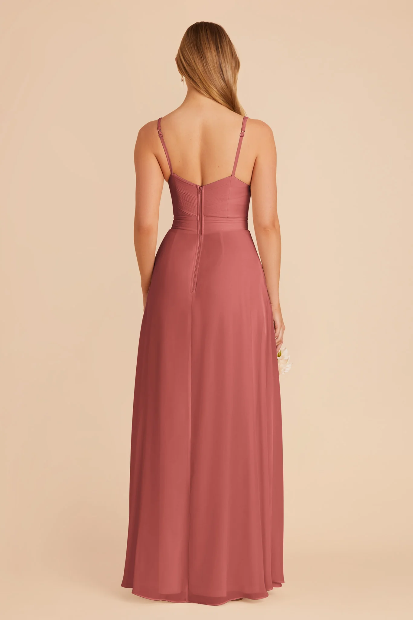 Deborah Chiffon Dress - Wild Rose - Image 8