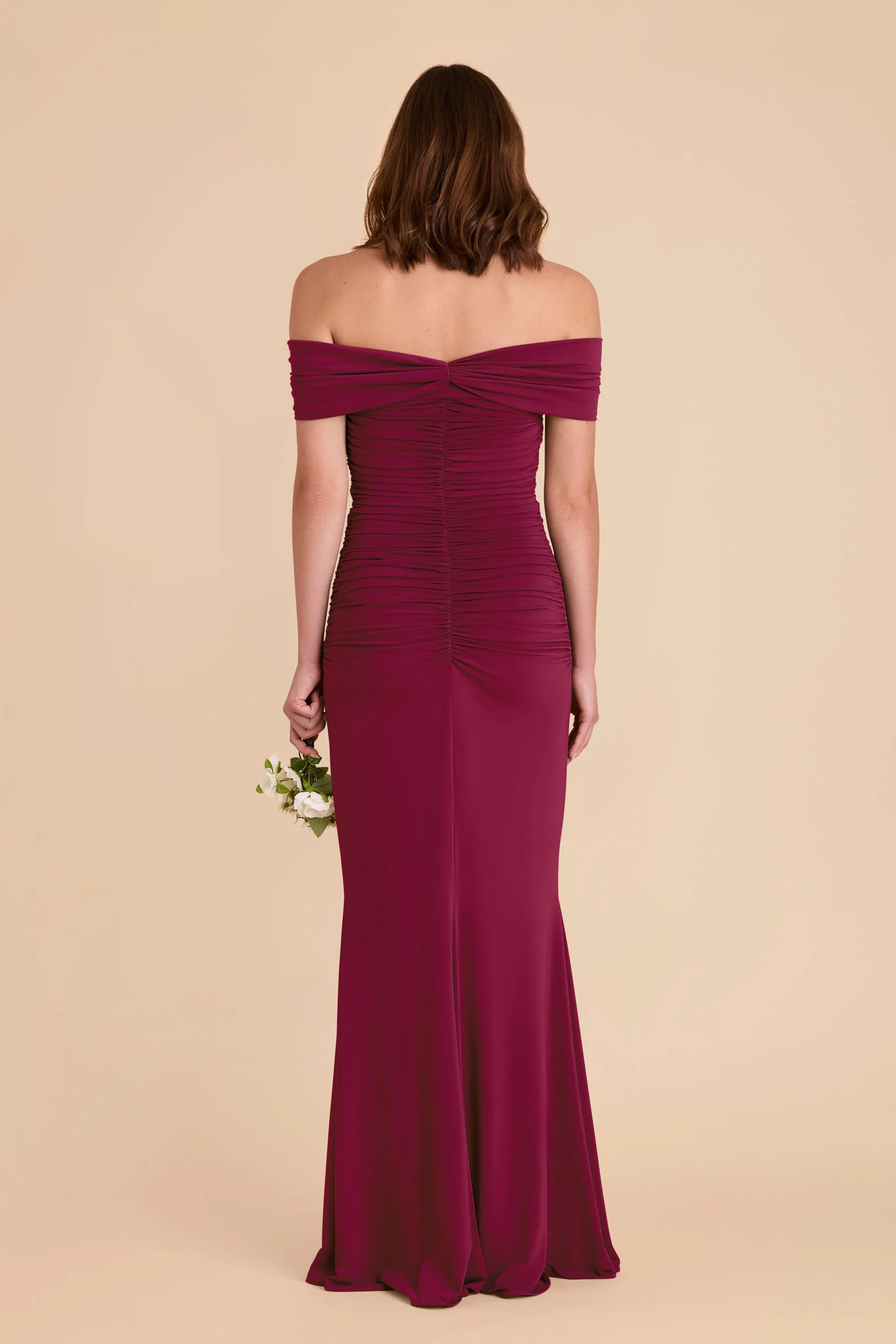 Denise Luxe Stretch Knit Dress - Berry - Image 15