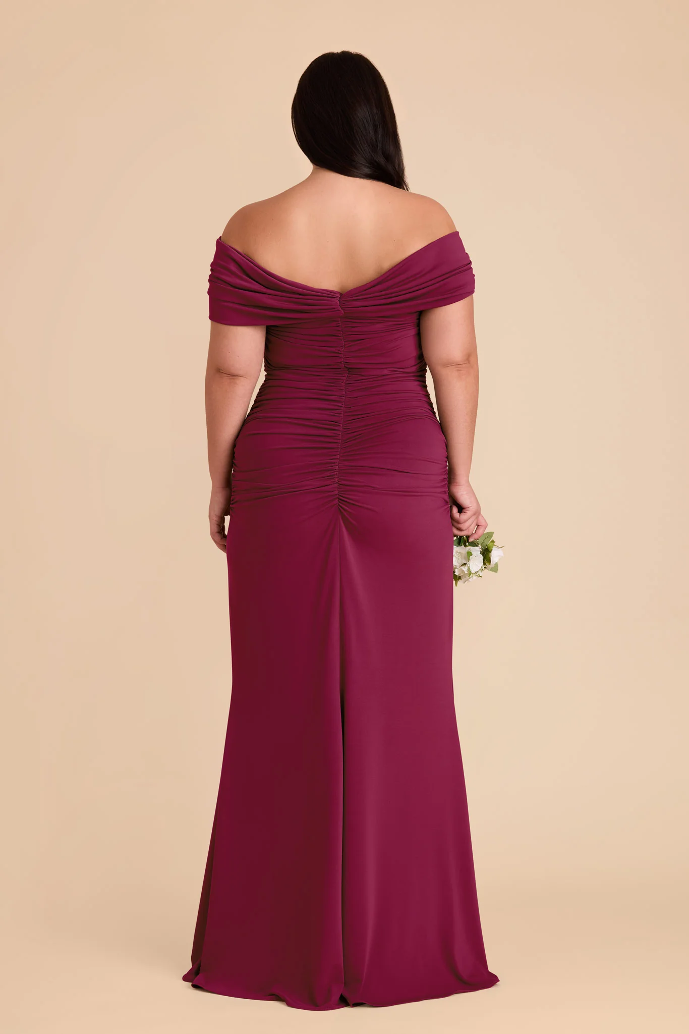 Denise Luxe Stretch Knit Dress - Berry - Image 23