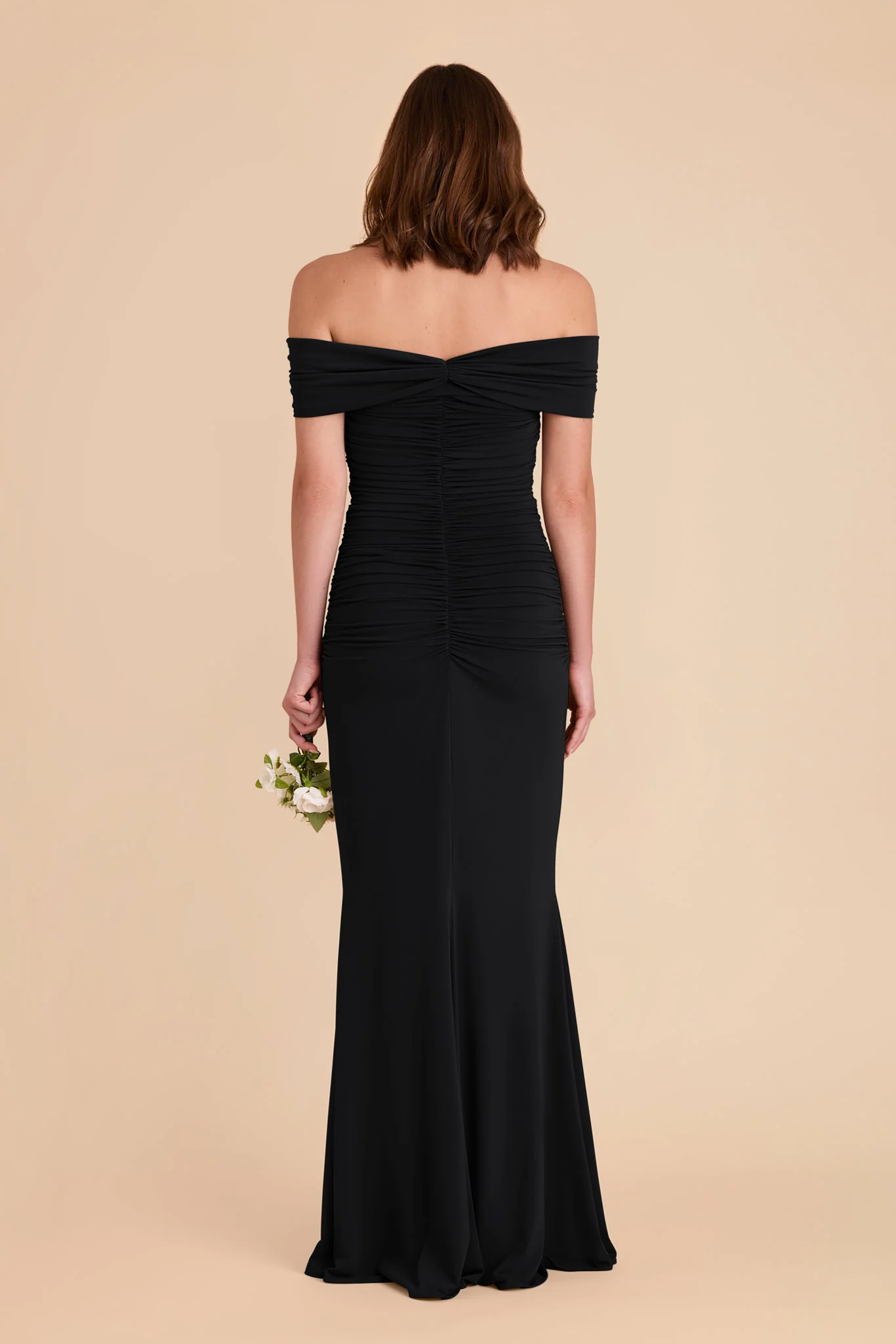 Denise Luxe Stretch Knit Dress - Black - Image 13