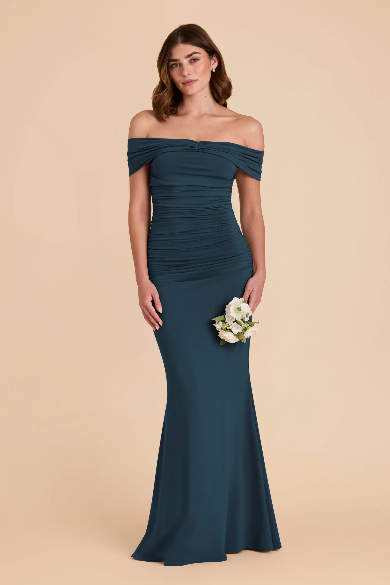 Denise Luxe Stretch Knit Dress - Dark Teal