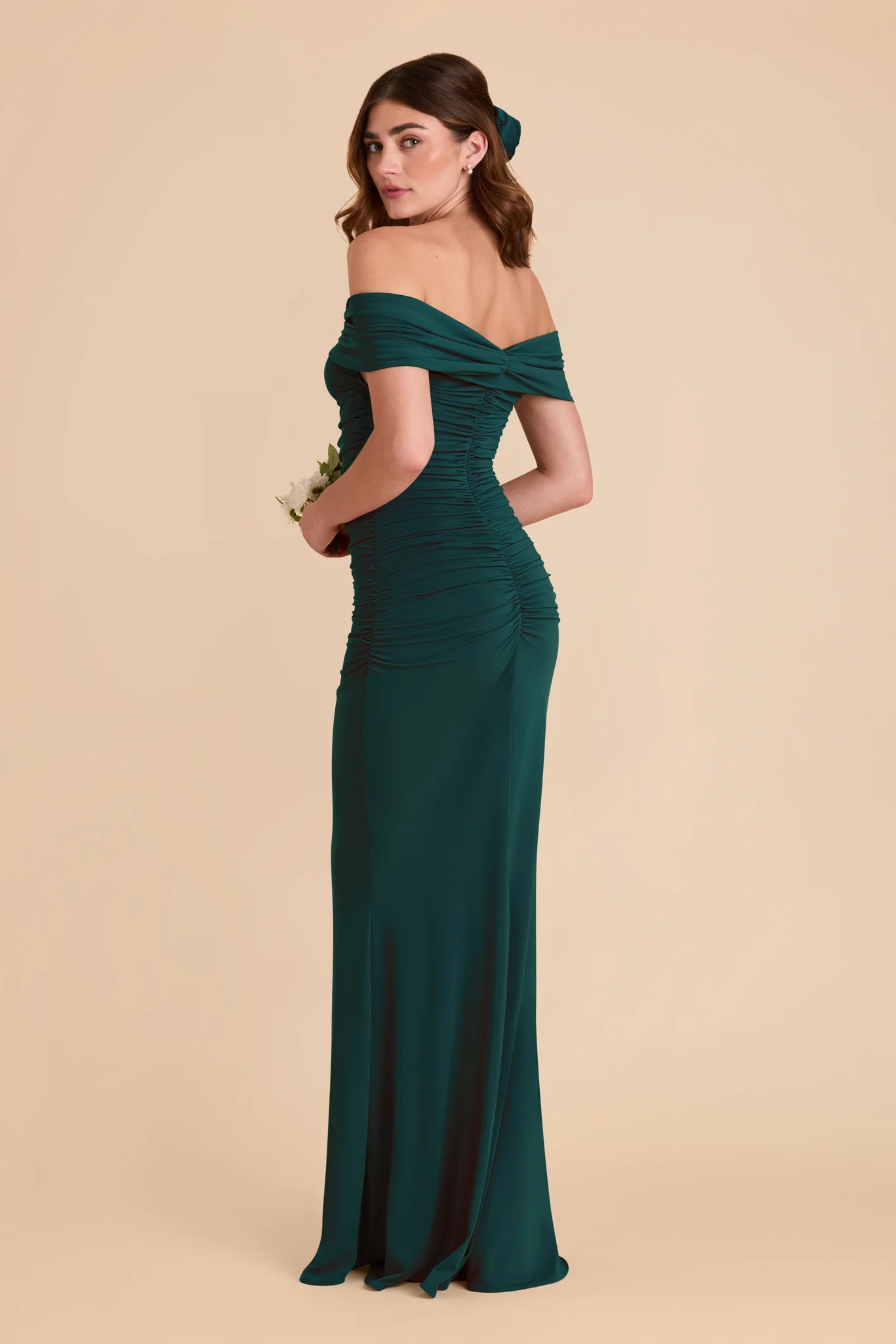 Denise Luxe Stretch Knit Dress - Emerald - Image 11