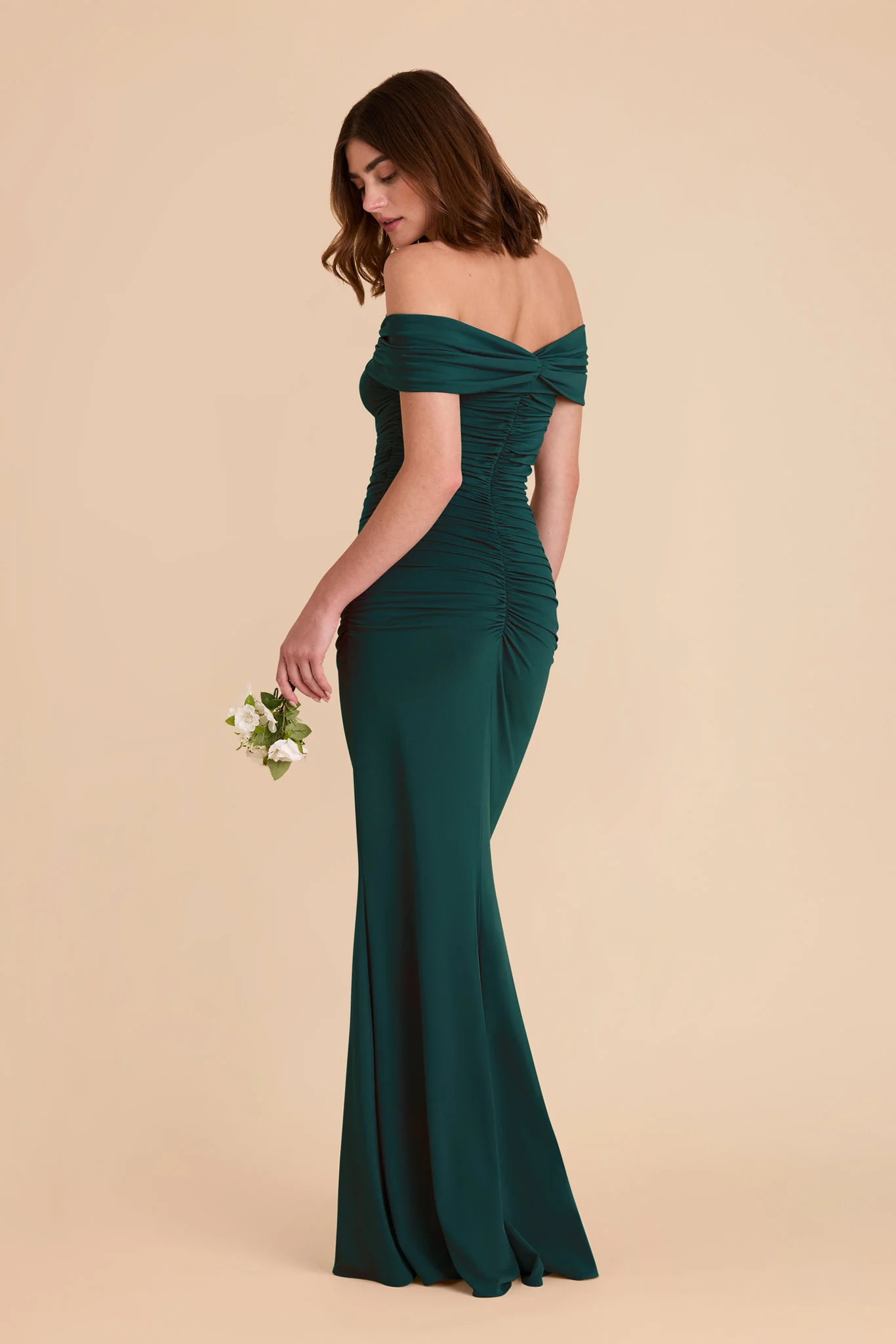 Denise Luxe Stretch Knit Dress - Emerald - Image 12