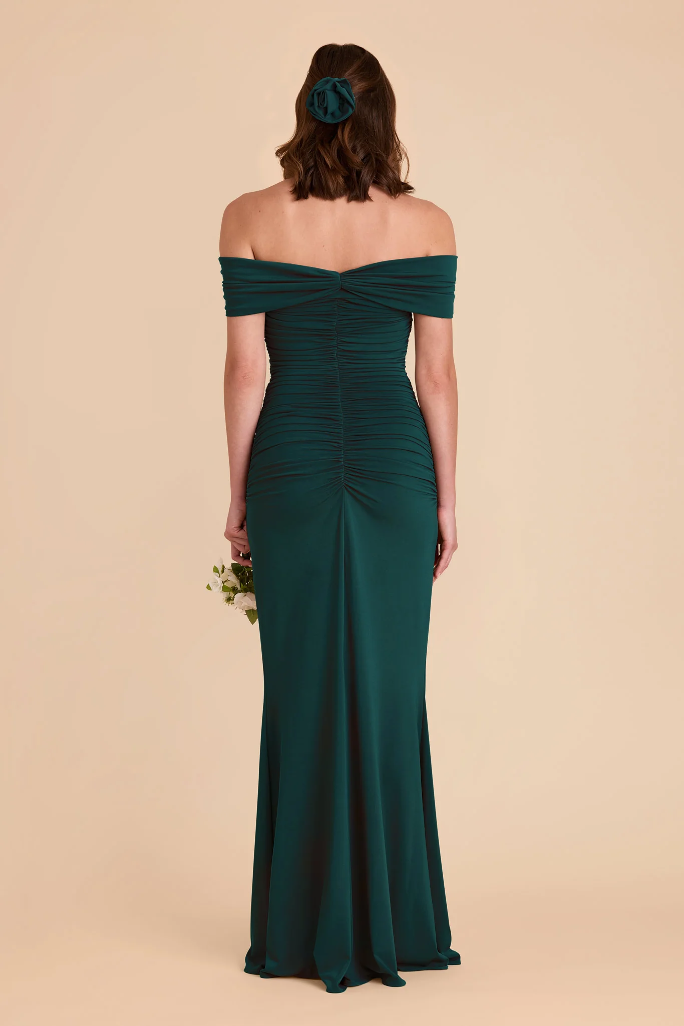 Denise Luxe Stretch Knit Dress - Emerald - Image 13