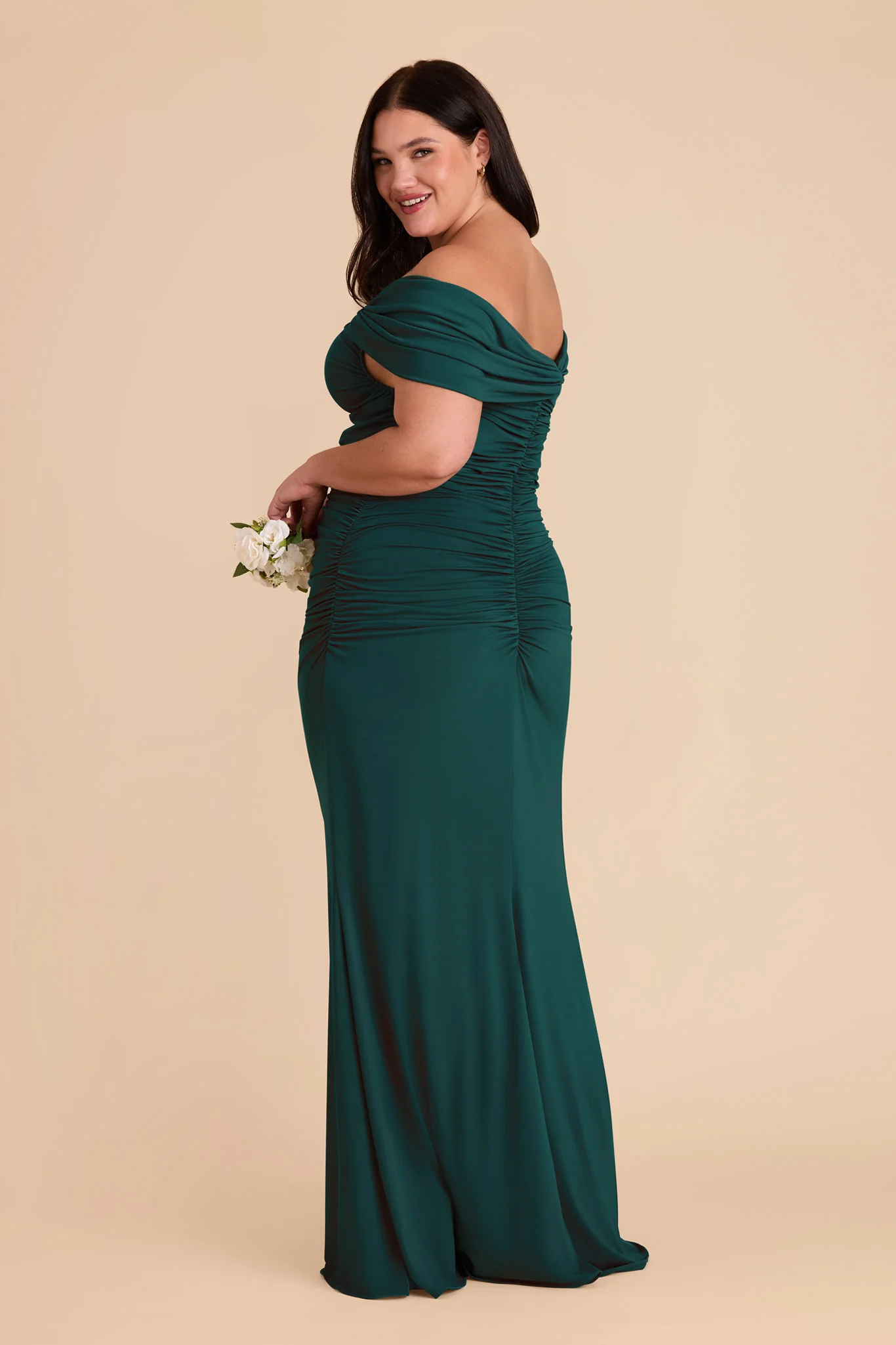 Denise Luxe Stretch Knit Dress - Emerald - Image 21