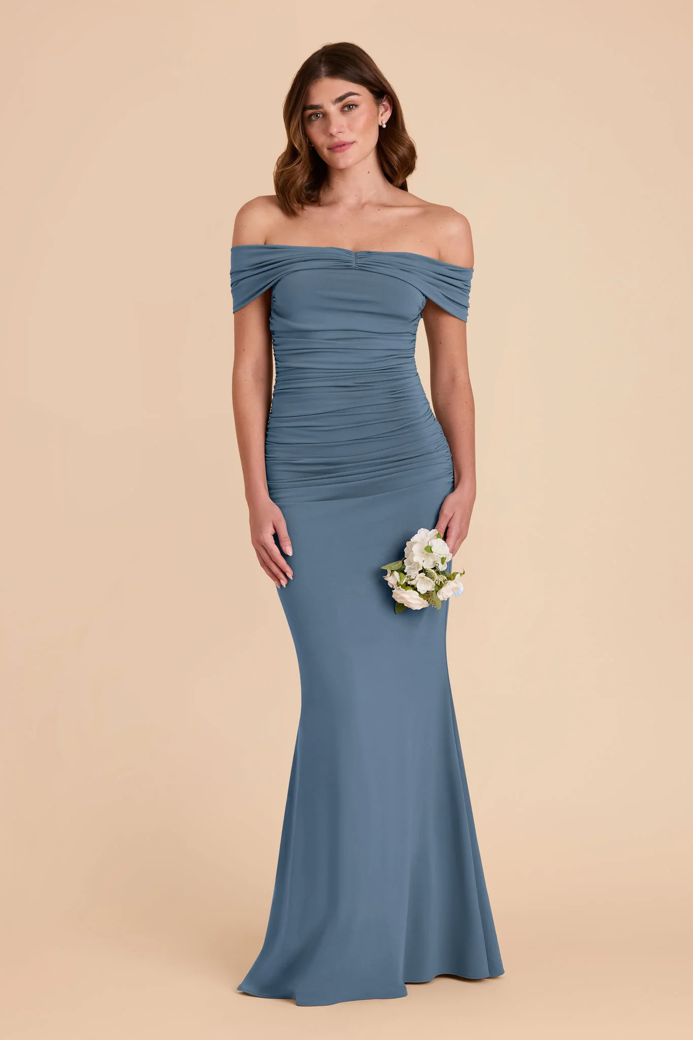 Denise Luxe Stretch Knit Dress - French Blue