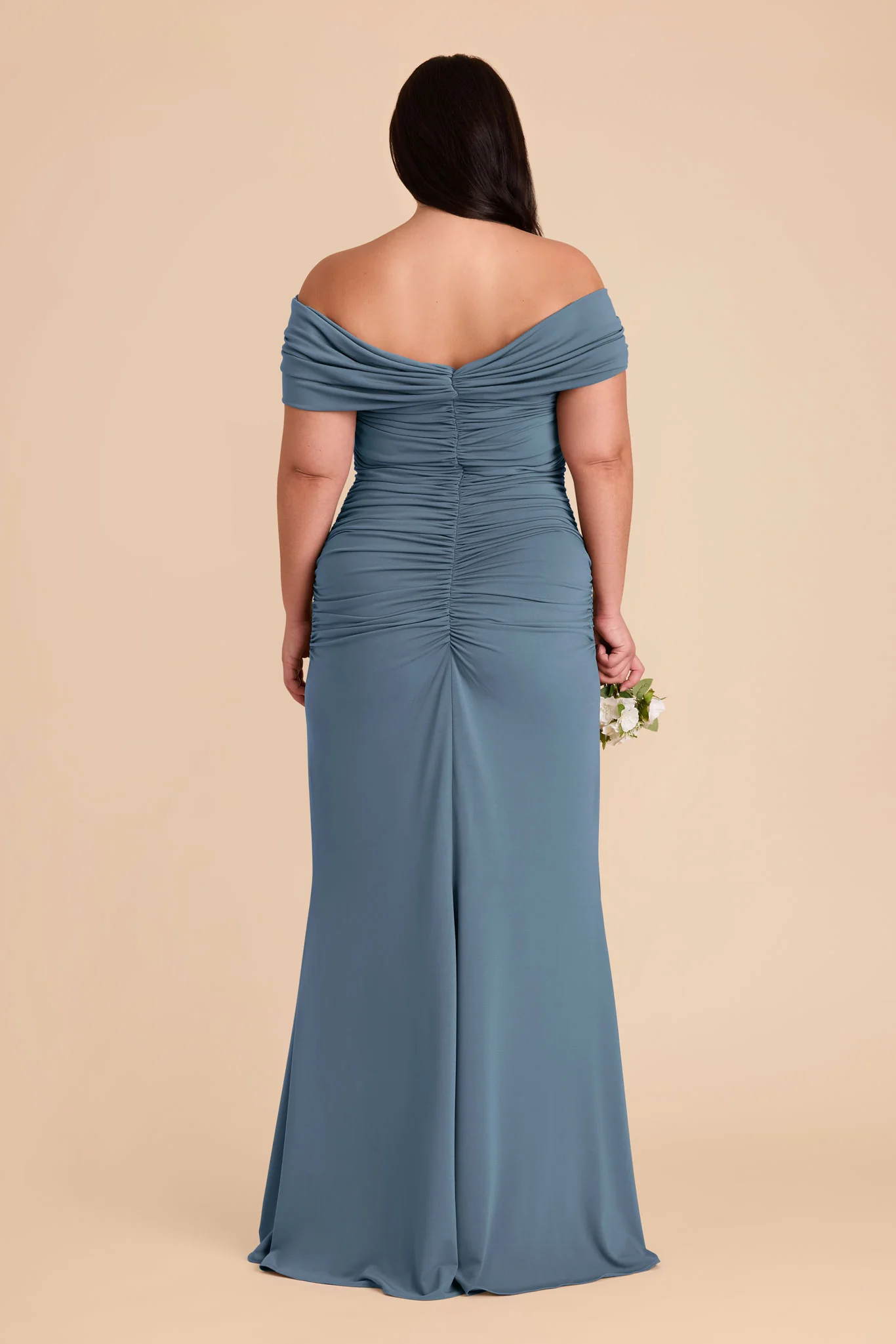 Denise Luxe Stretch Knit Dress - French Blue - Image 22