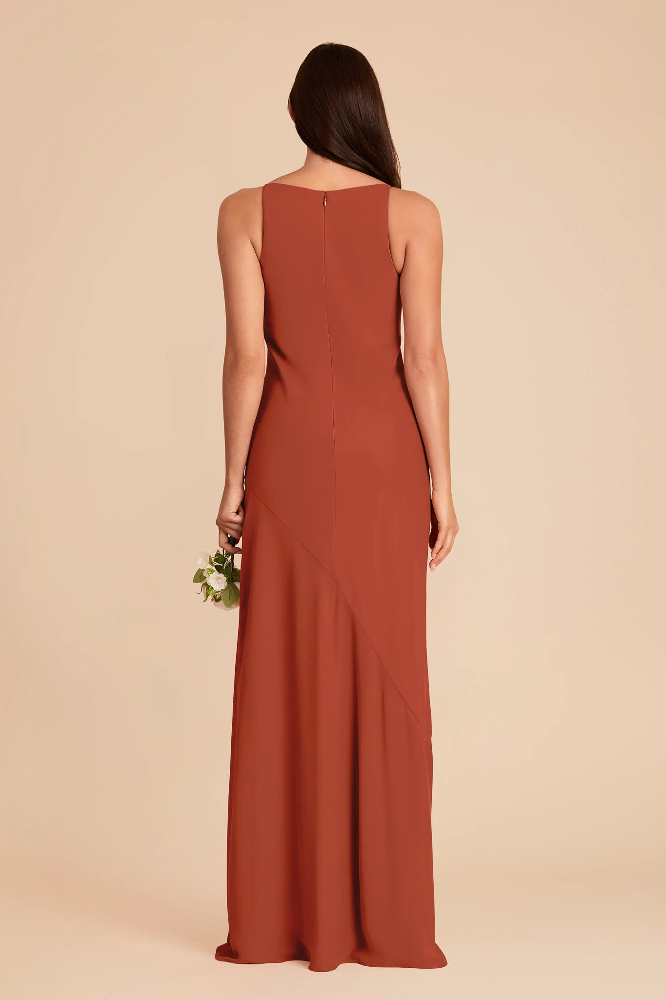 Destiny Chiffon Dress - Auburn - Image 5