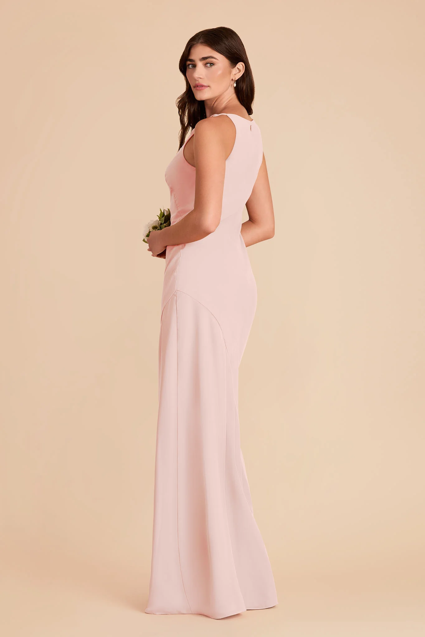 Destiny Chiffon Dress - Blush Pink - Image 4