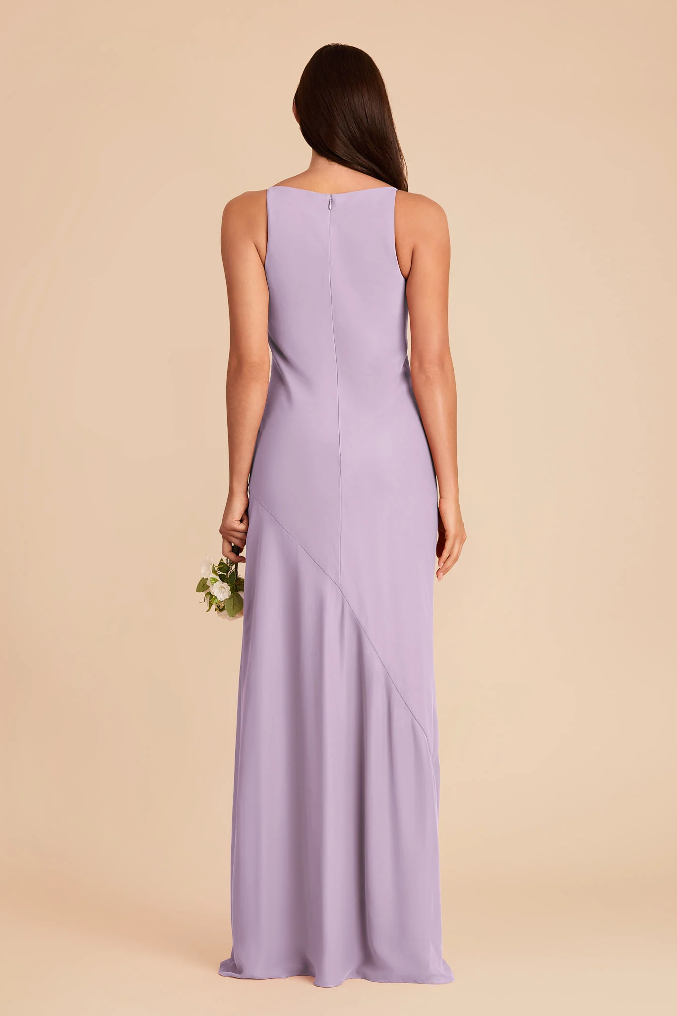 Destiny Chiffon Dress - Lavender - Image 5
