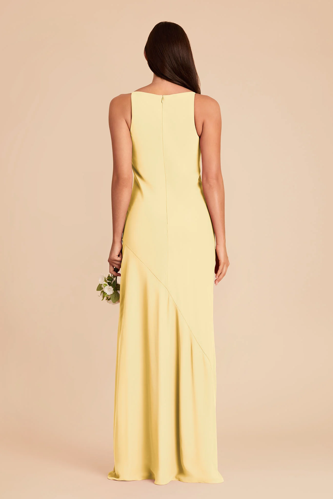 Destiny Chiffon Dress - Lemon Sorbet - Image 5