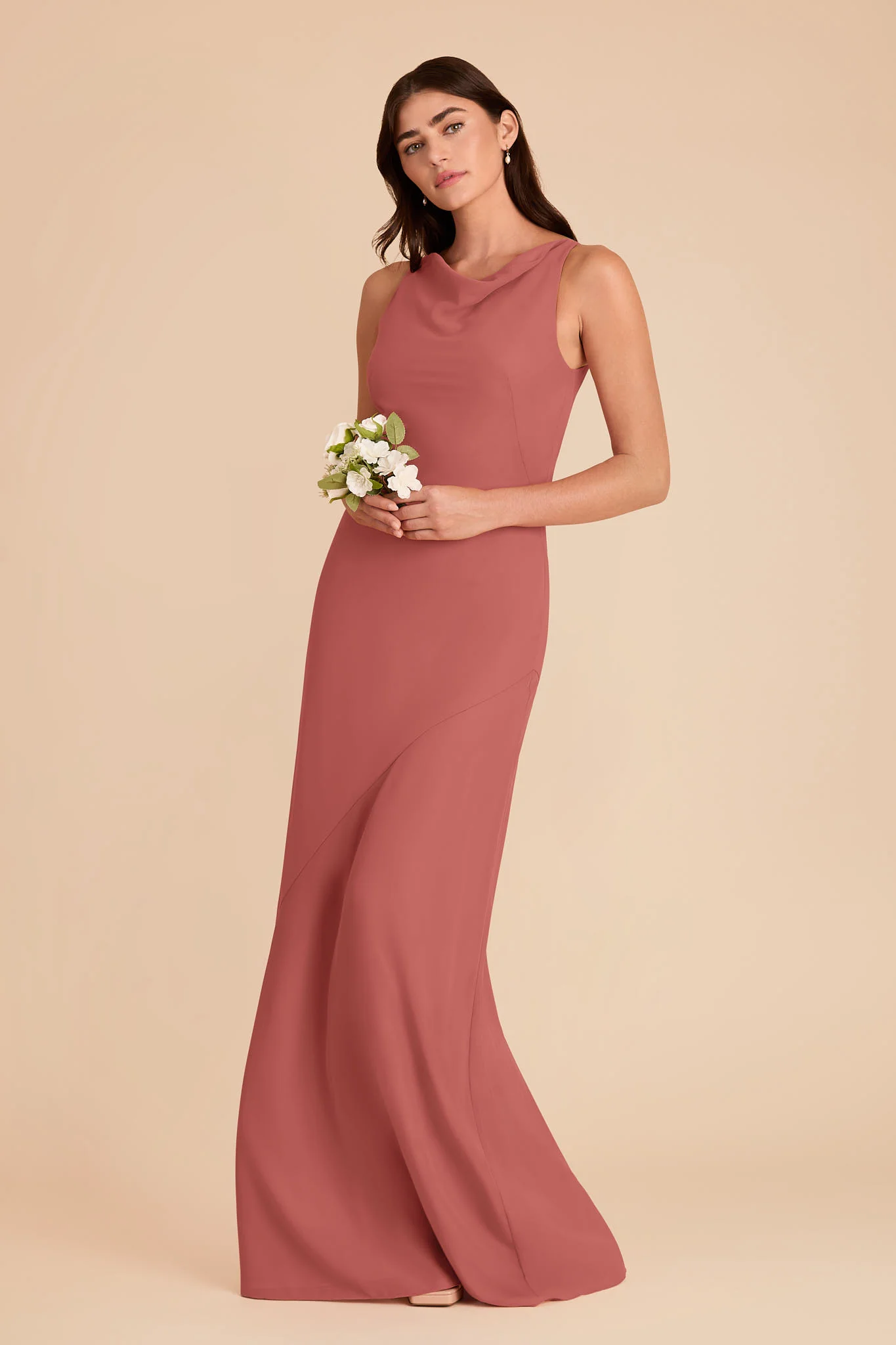 Destiny Chiffon Dress - Wild Rose - Image 2