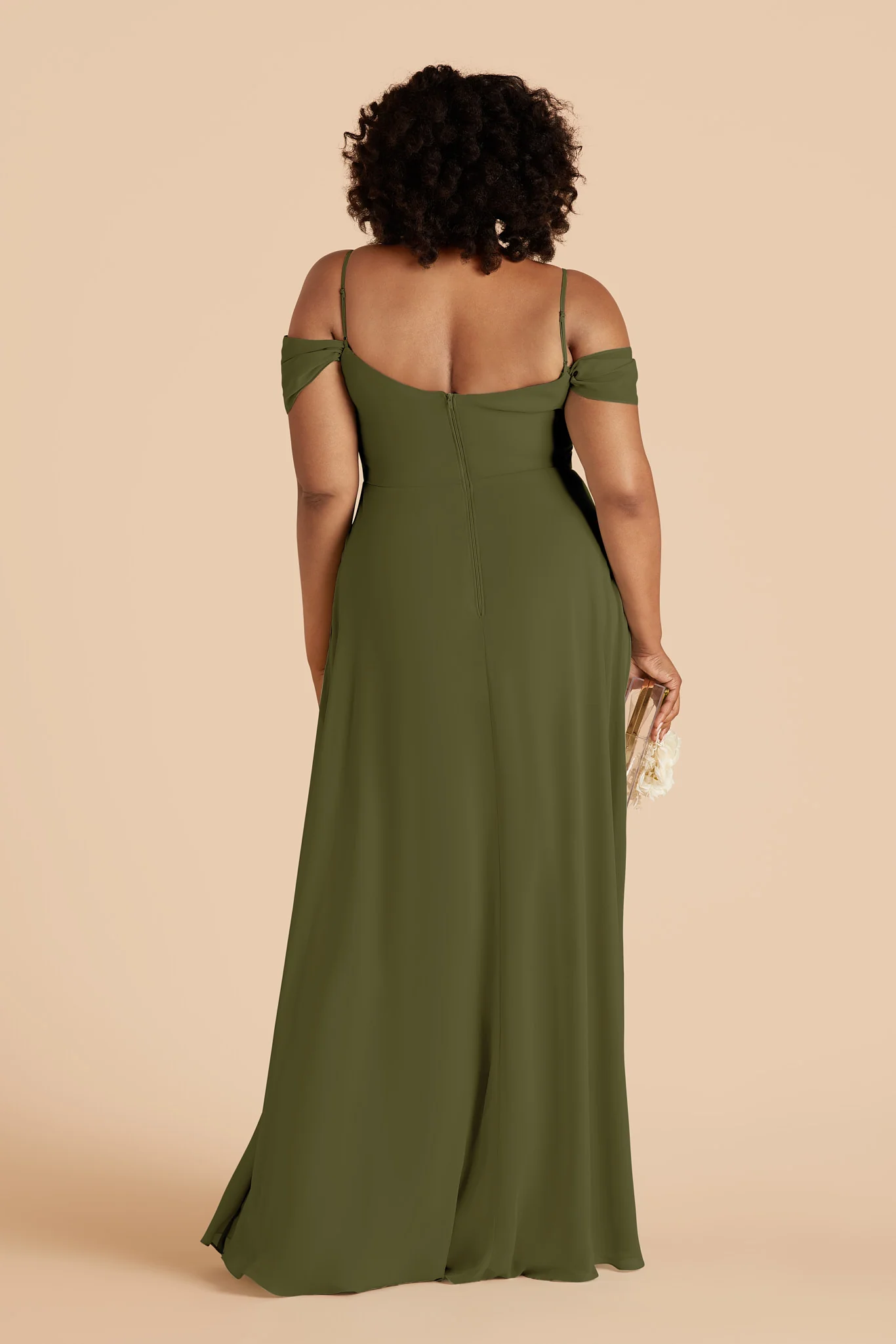 Devin Chiffon Dress - Martini - Image 4