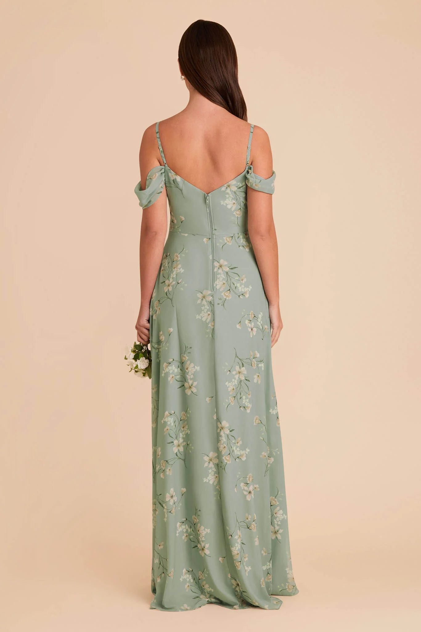 Devin Chiffon Dress - Sage Le Fleur - Image 4