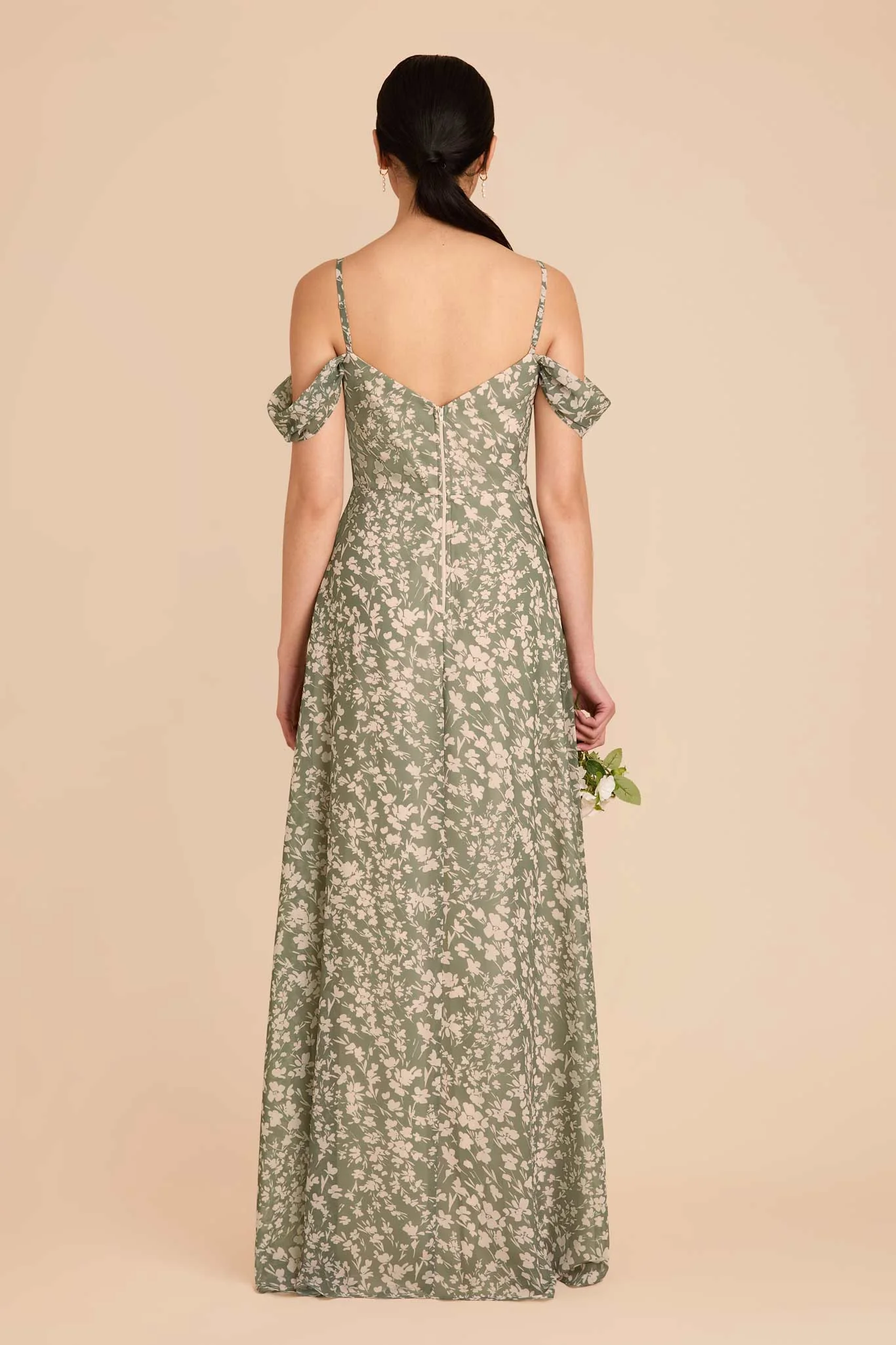 Devin Chiffon Dress - Thyme Dreamy Floral - Image 5