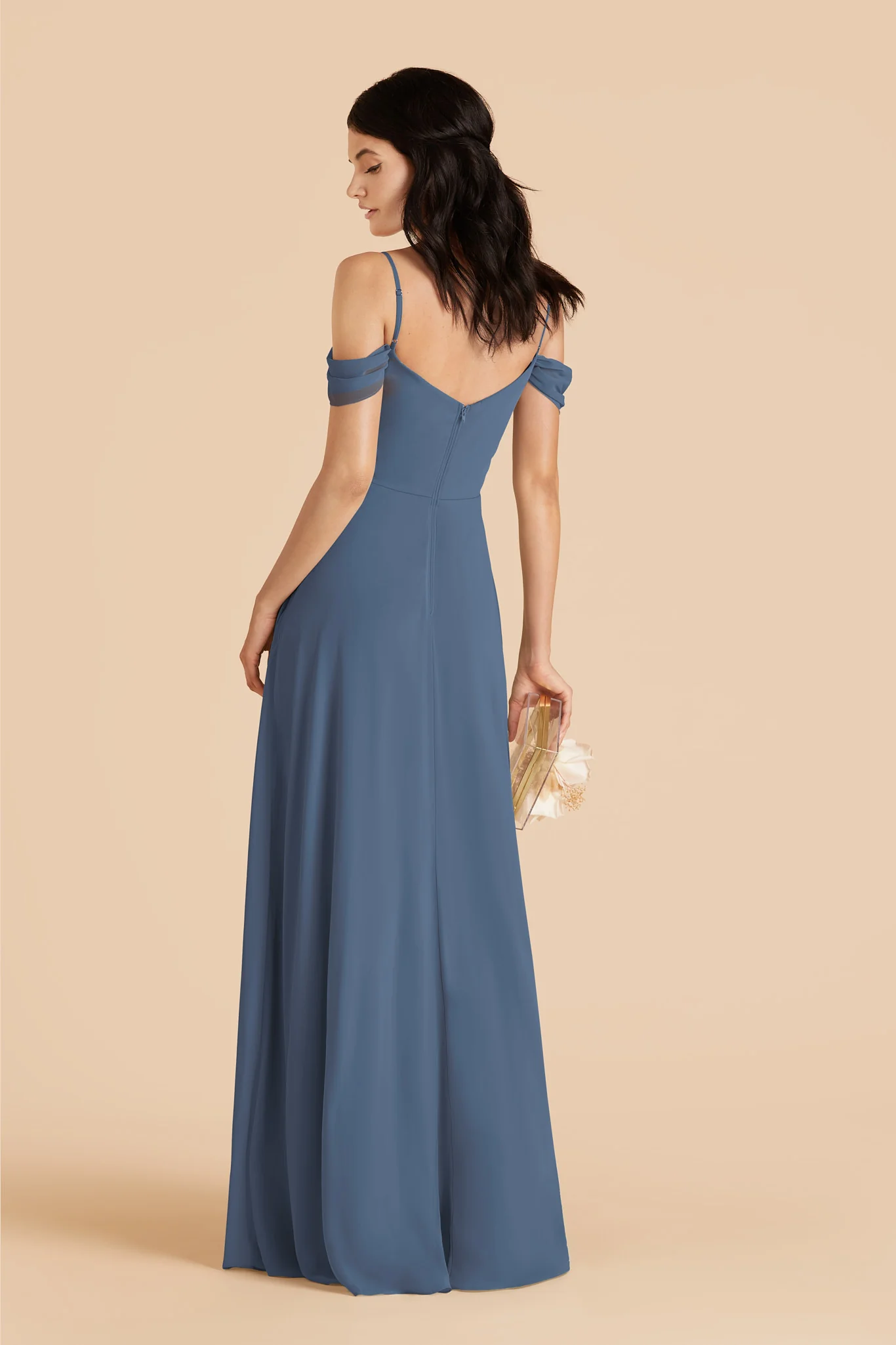 Devin Chiffon Dress - Twilight - Image 3