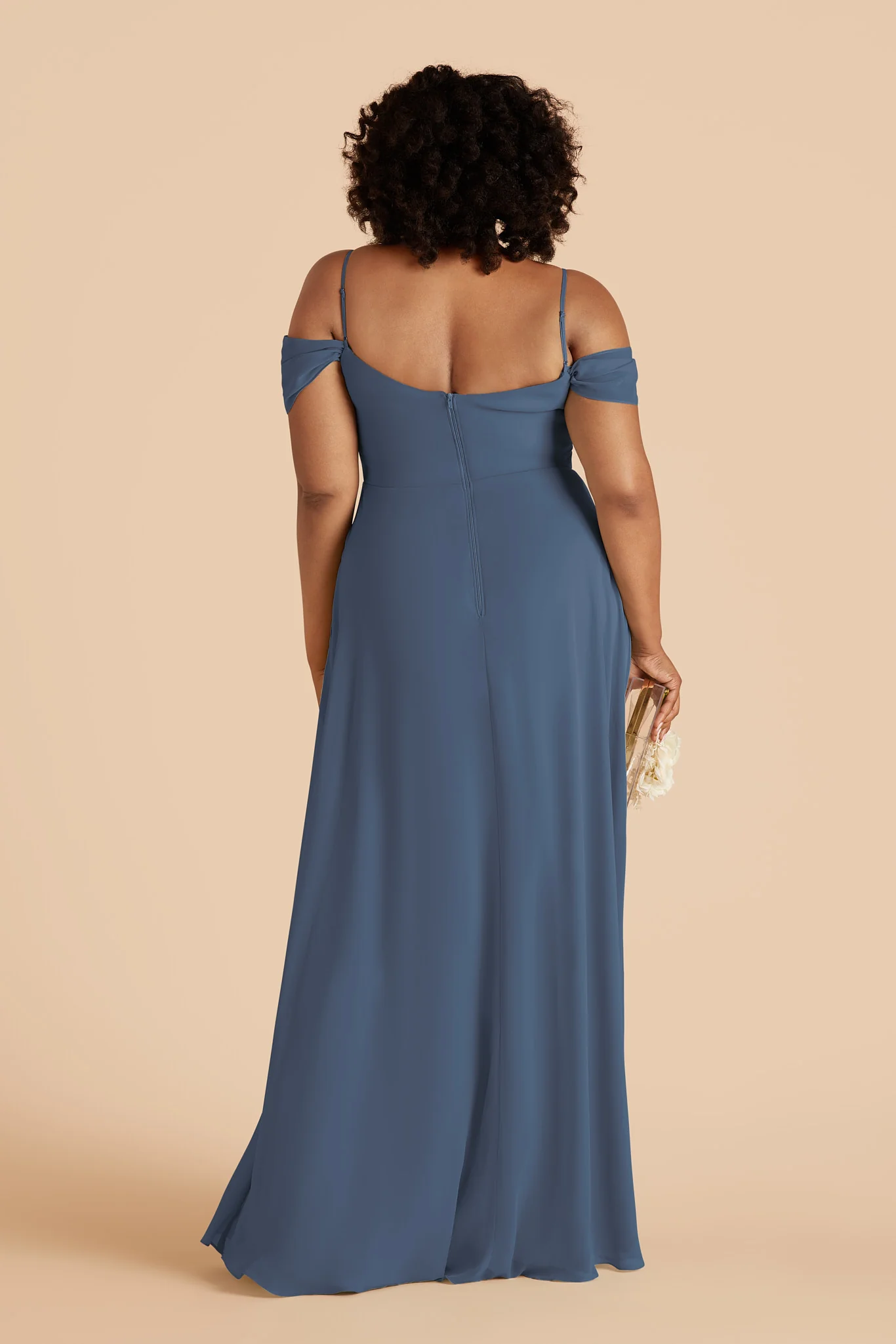 Devin Chiffon Dress - Twilight - Image 4