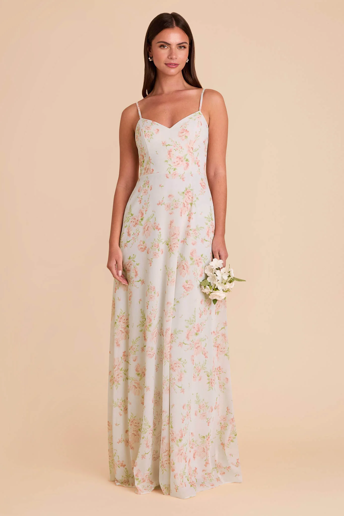 Devin Chiffon Dress - Whimsical Blooms - Image 2