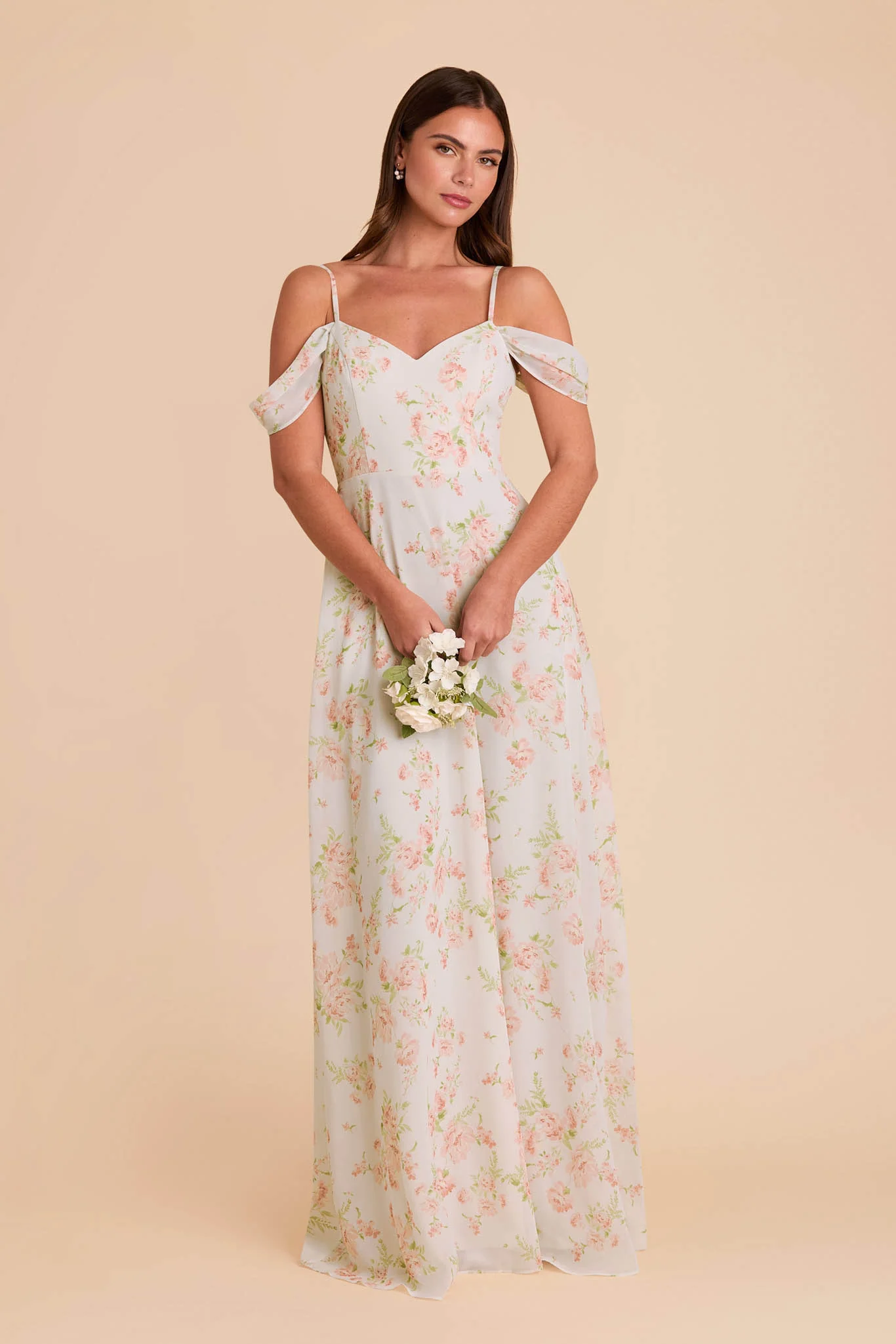 Devin Chiffon Dress - Whimsical Blooms - Image 4