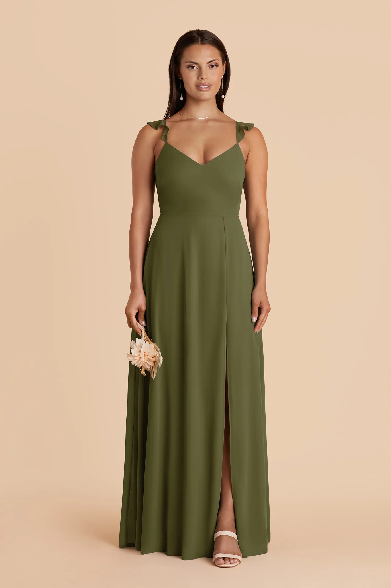 Doris Chiffon Dress - Martini