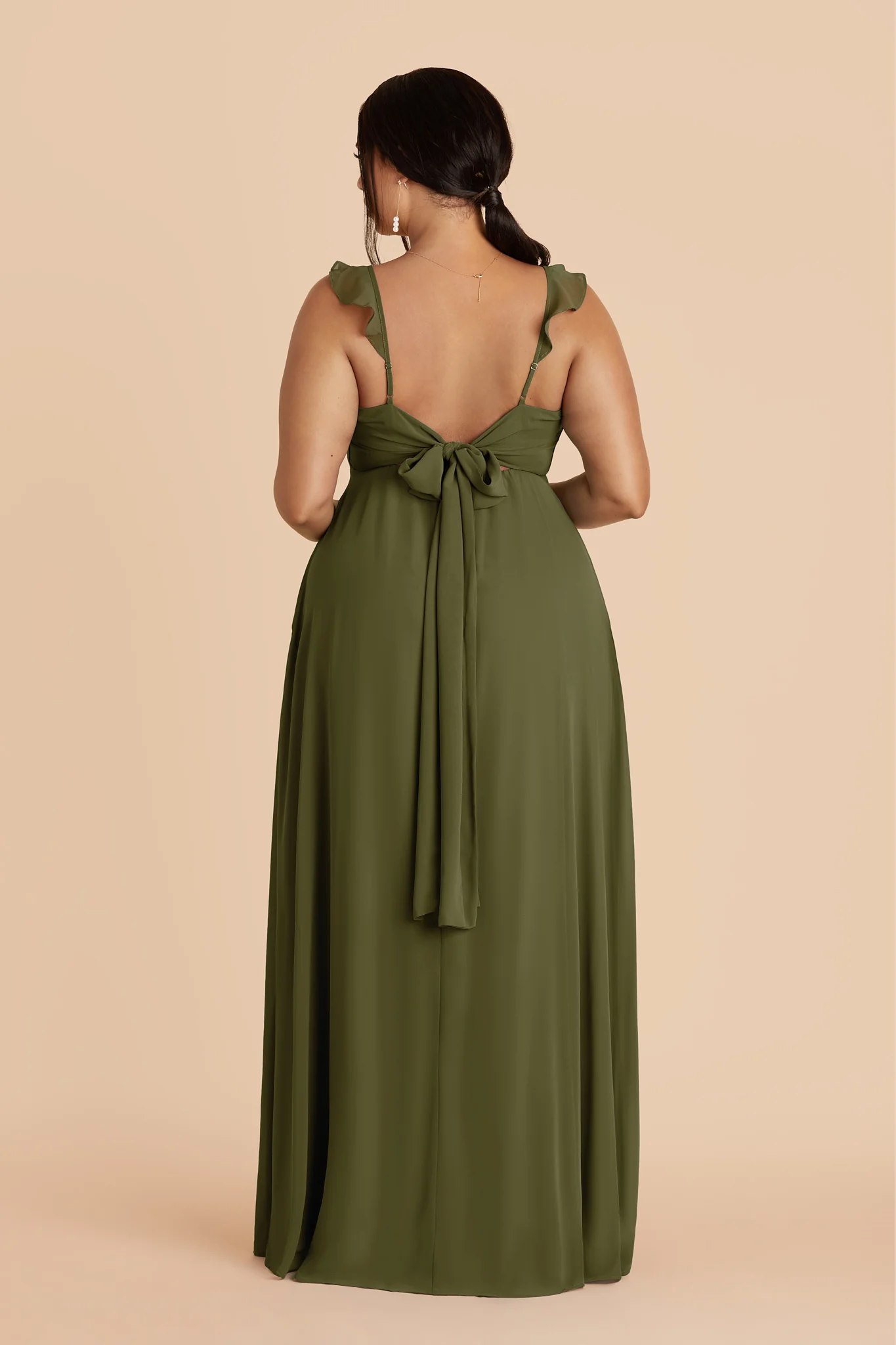 Doris Chiffon Dress - Martini - Image 6