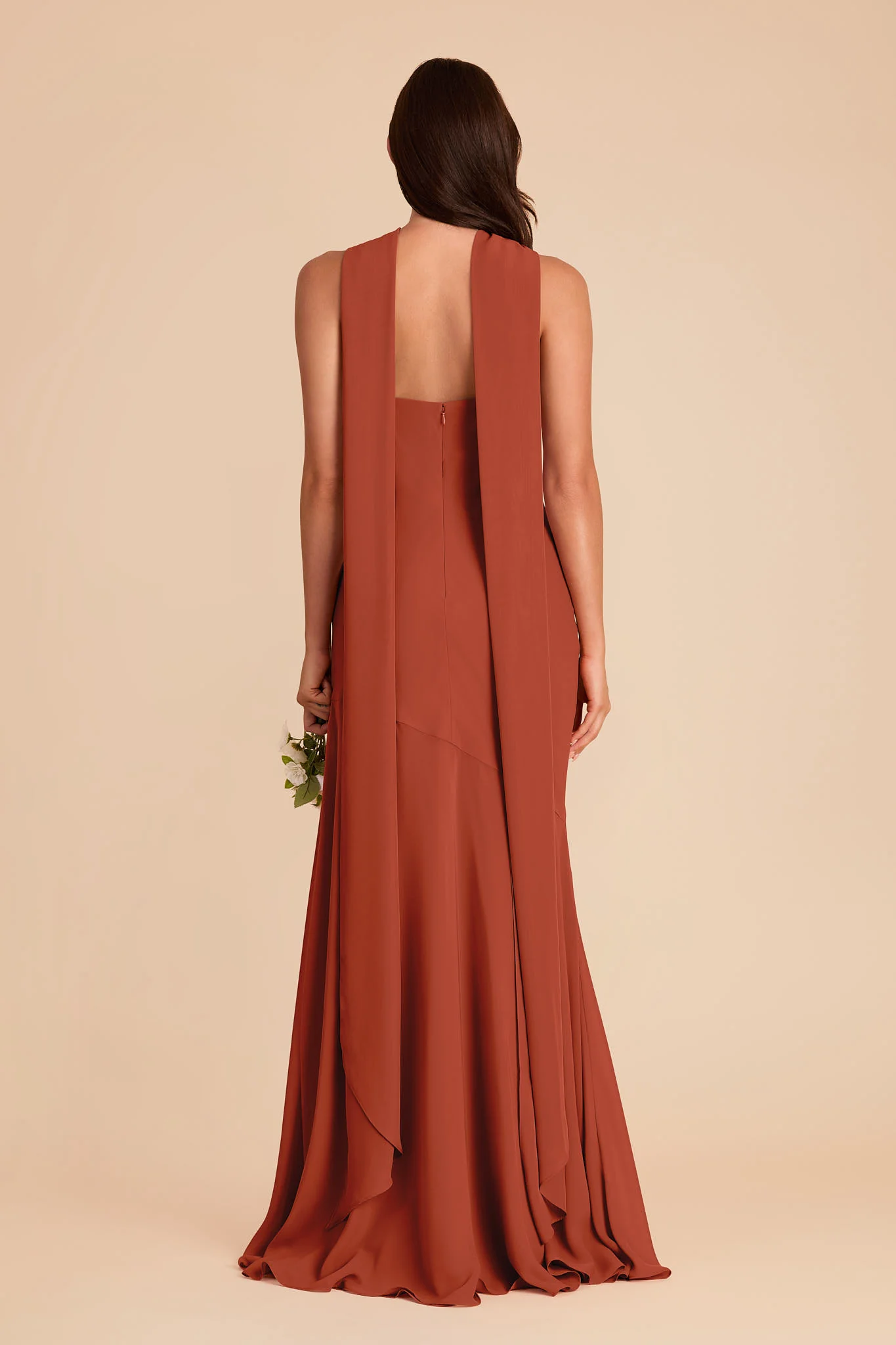 Eileen Chiffon Dress - Auburn - Image 6