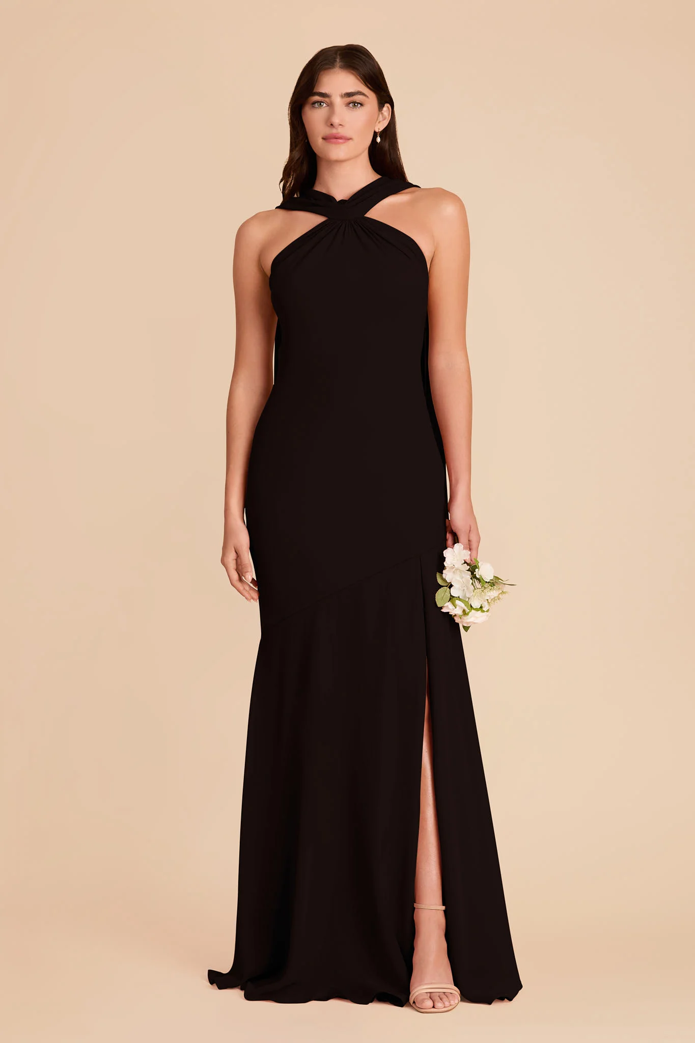 Eileen Chiffon Dress - Black