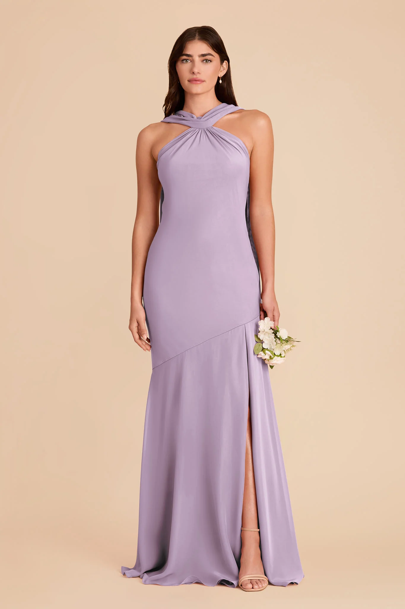 Eileen Chiffon Dress - Lavender