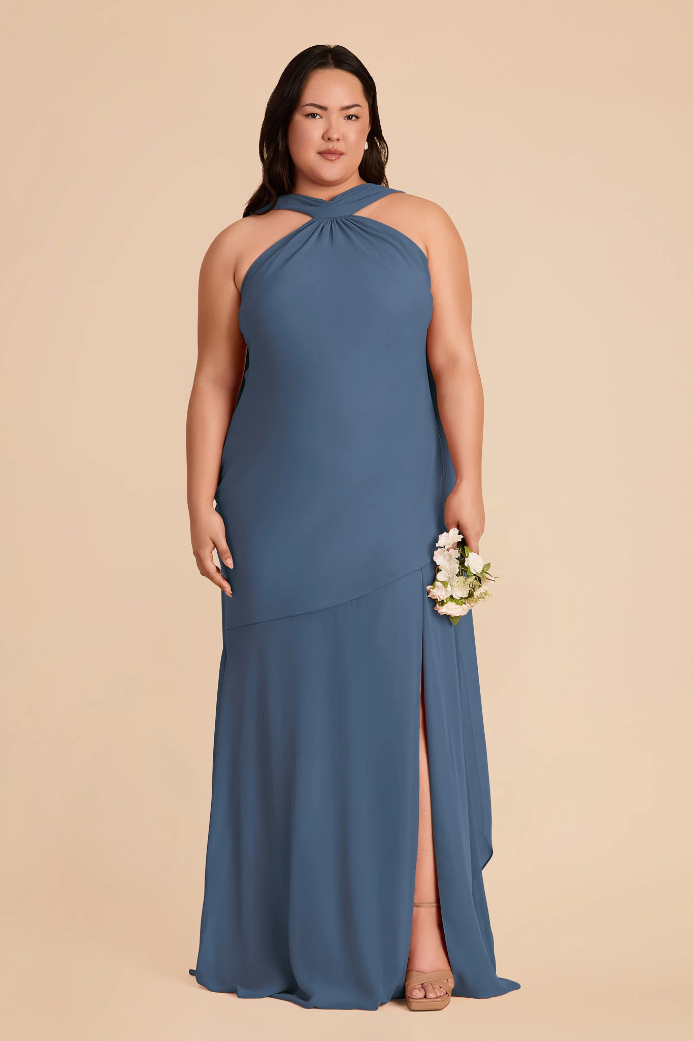Eileen Chiffon Dress - Twilight - Image 2