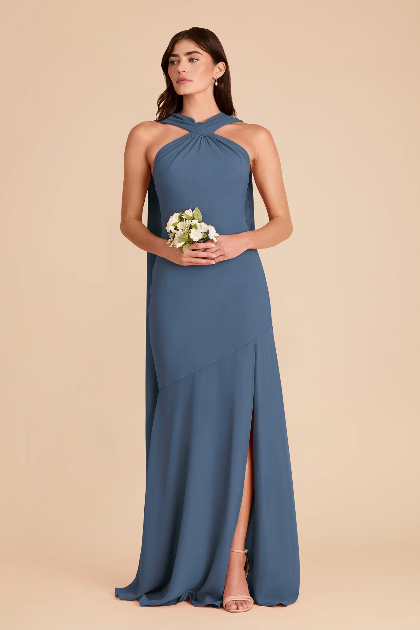 Eileen Chiffon Dress - Twilight - Image 3