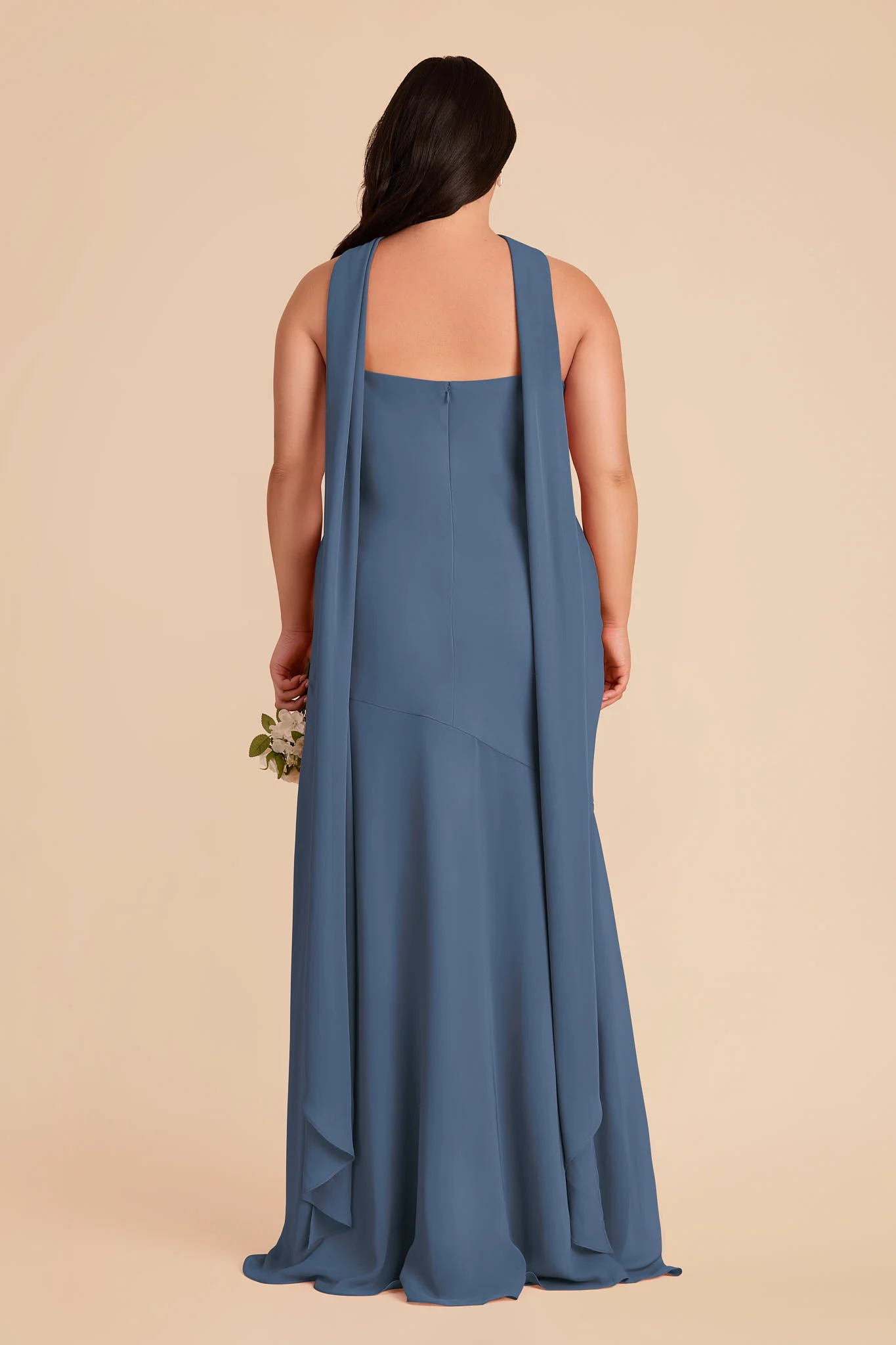 Eileen Chiffon Dress - Twilight - Image 9