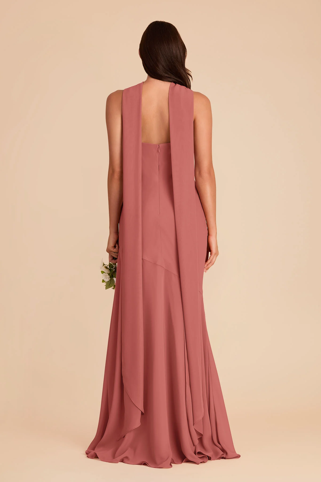 Eileen Chiffon Dress - Wild Rose - Image 6