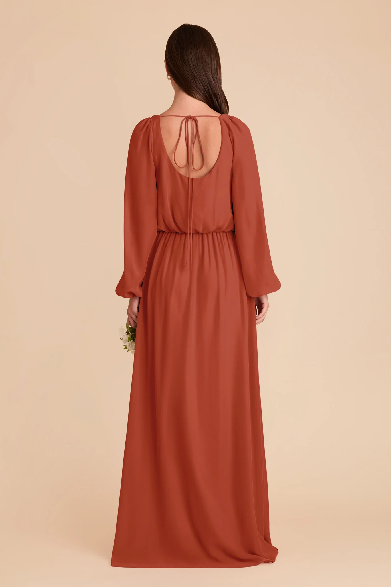 Eloise Chiffon Dress - Auburn - Image 5