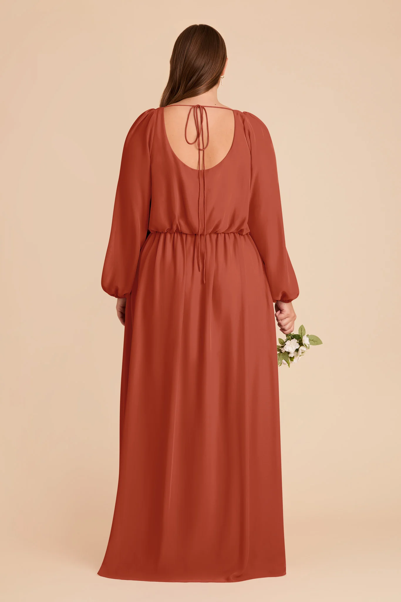 Eloise Chiffon Dress - Auburn - Image 9