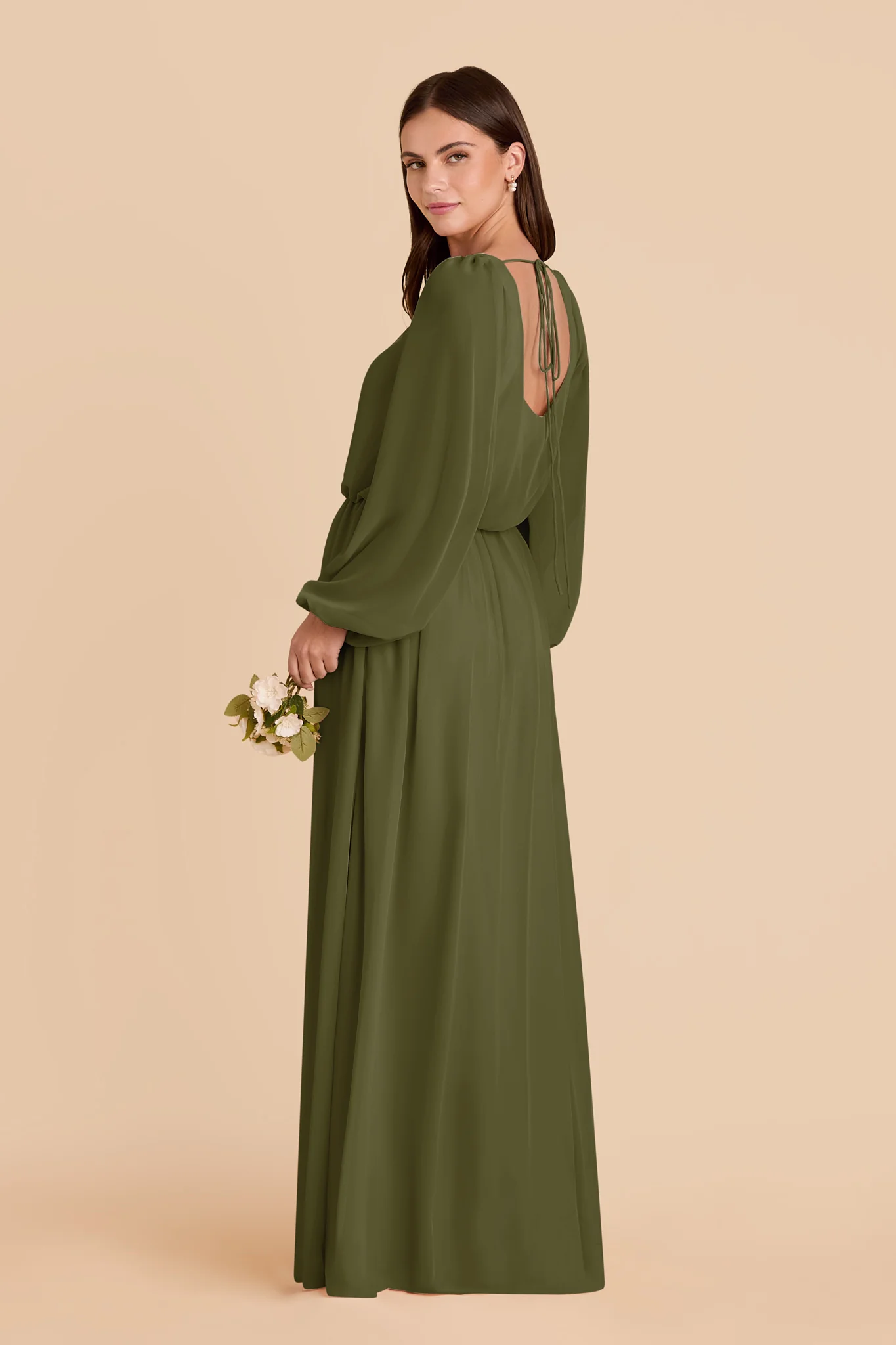 Eloise Chiffon Dress - Martini - Image 4