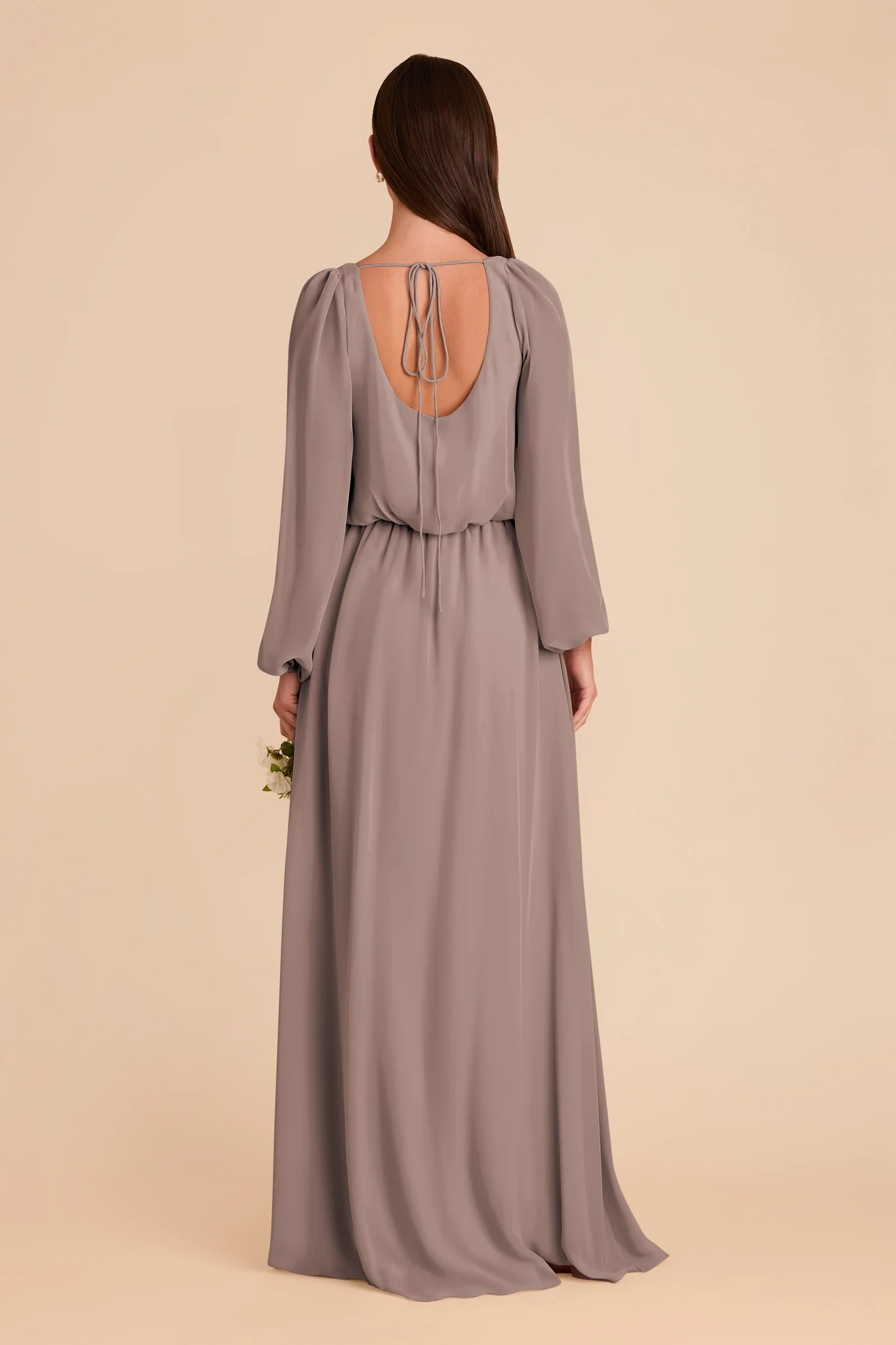 Eloise Chiffon Dress - Toffee - Image 7