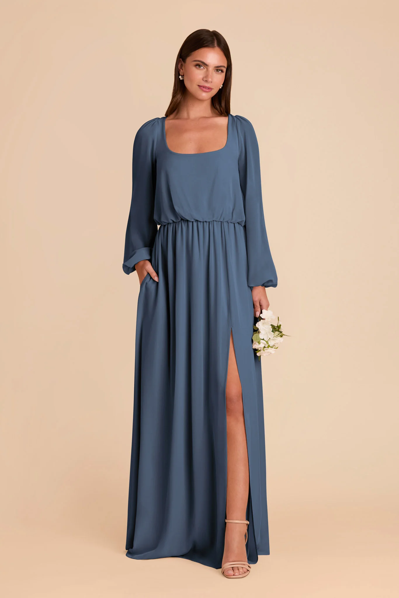 Eloise Chiffon Dress - Twilight - Image 3