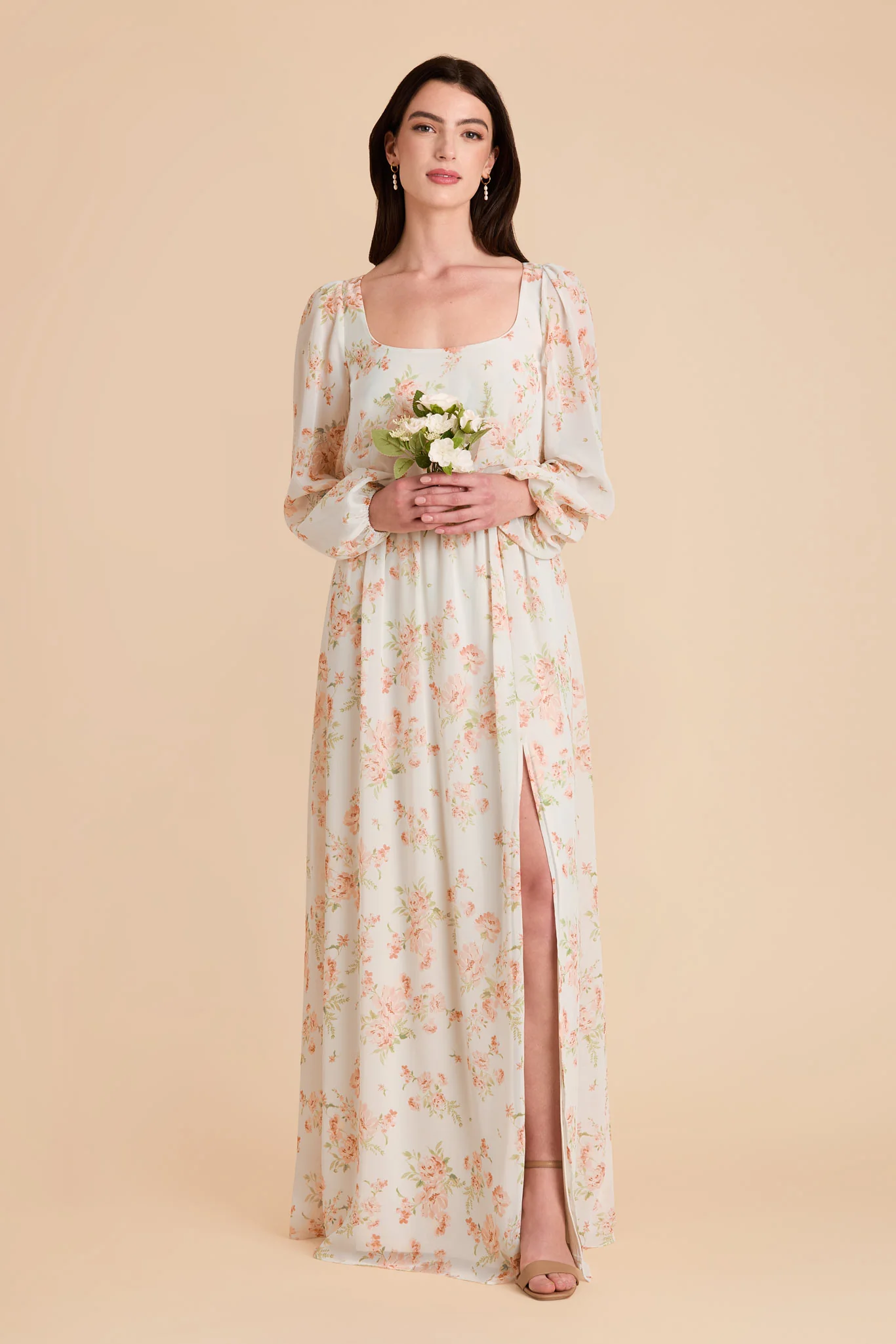 Eloise Chiffon Dress - Whimsical Blooms - Image 2
