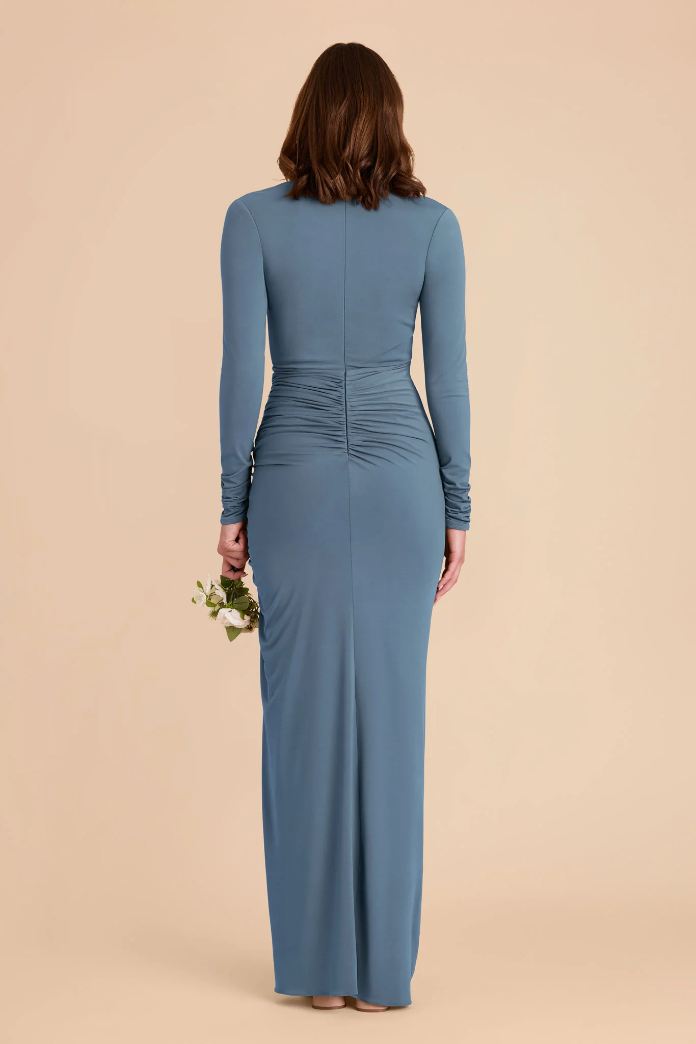 Emmy Luxe Stretch Knit Dress - French Blue - Image 7